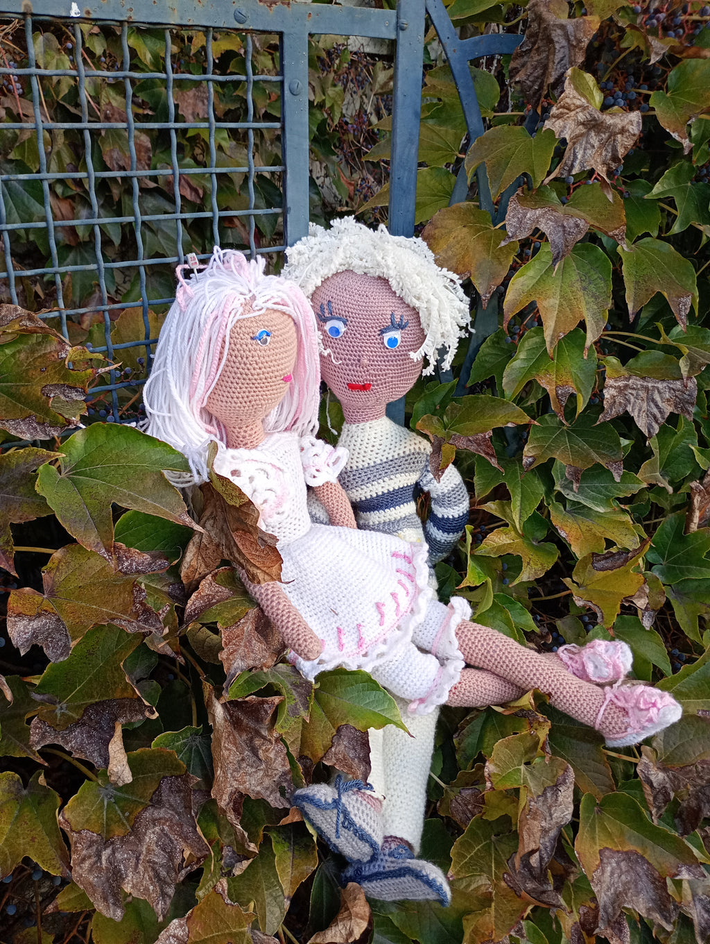 Poupe exsclisive crochet Titanes 75+2poupees