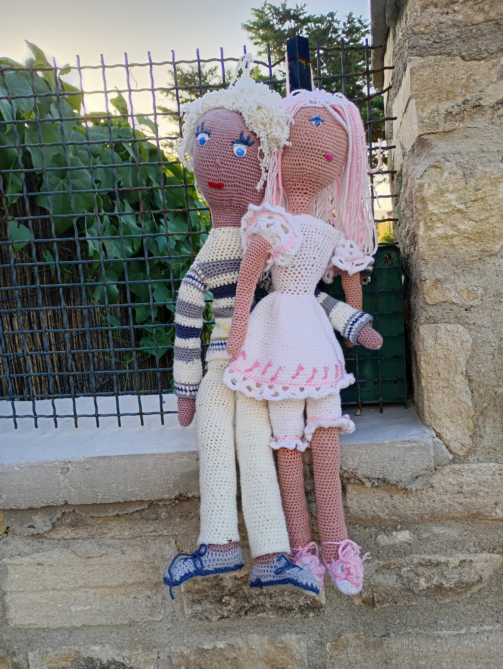 Poupe exsclisive crochet Titanes 75+2poupees