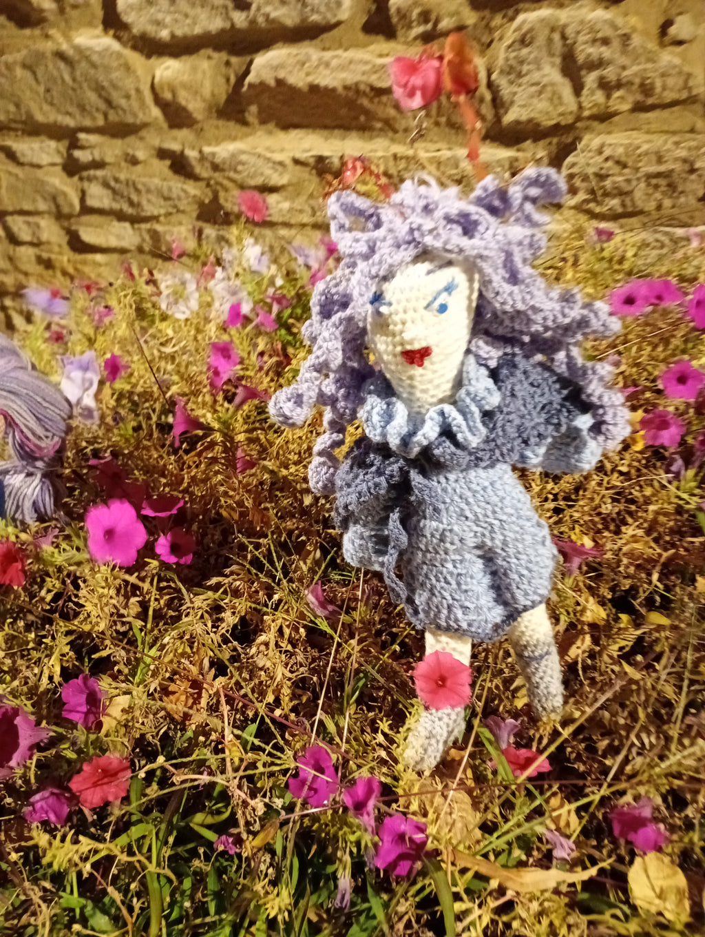 Poupe exsclusive crochet  The Gardian of the Future  35cm