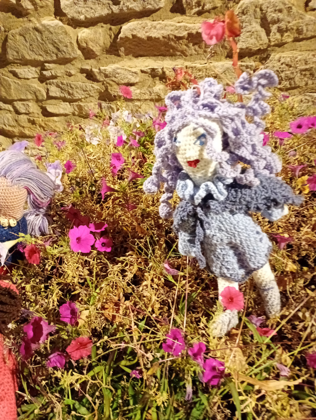 Poupe exsclusive crochet  The Gardian of the Future  35cm