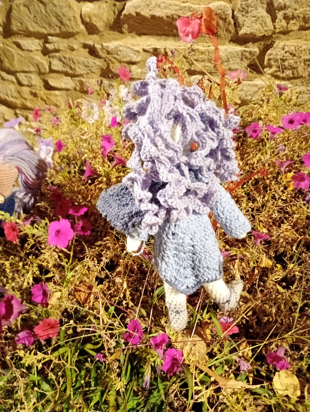 Poupe exsclusive crochet  The Gardian of the Future  35cm