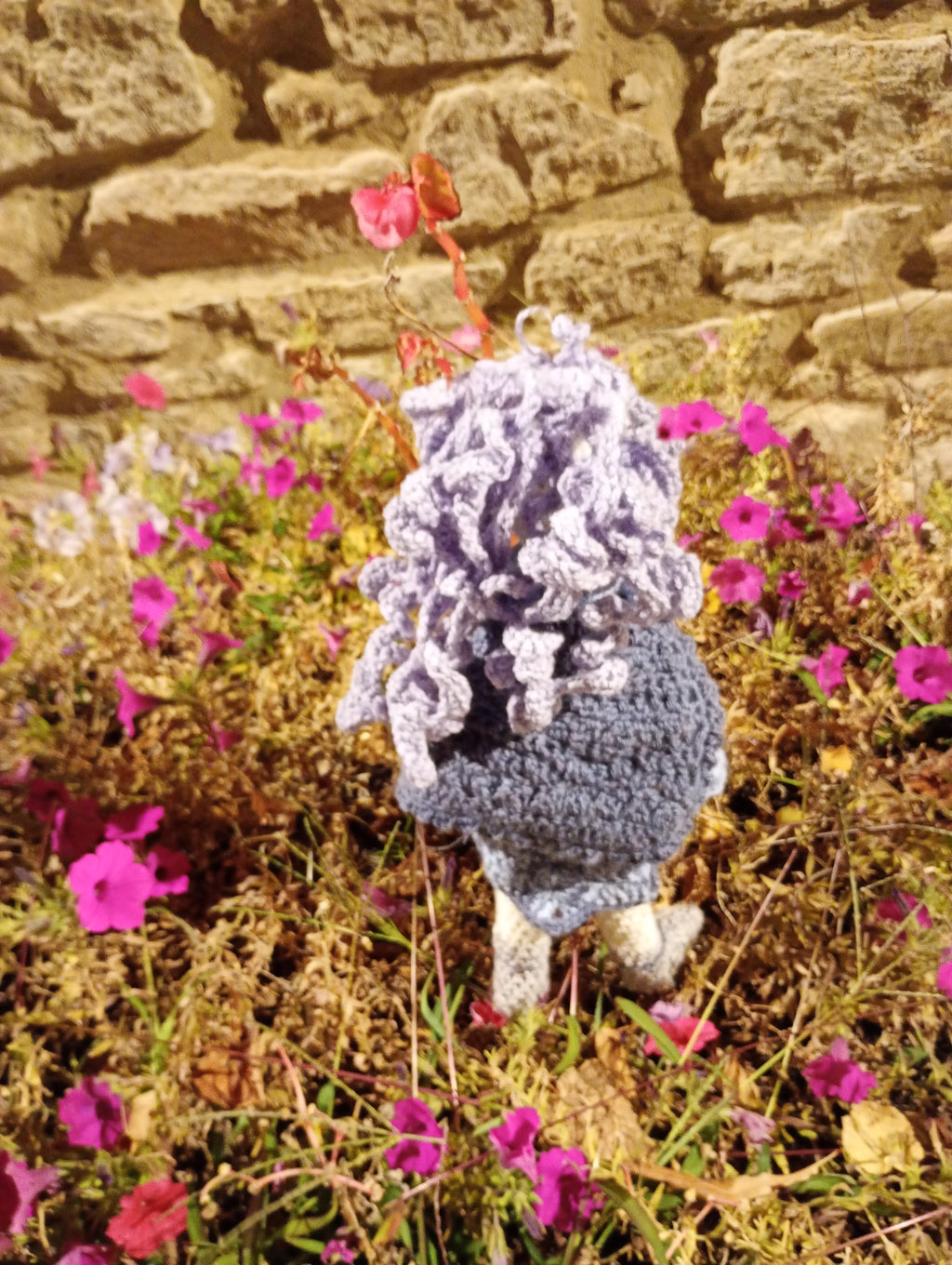 Poupe exsclusive crochet  The Gardian of the Future  35cm