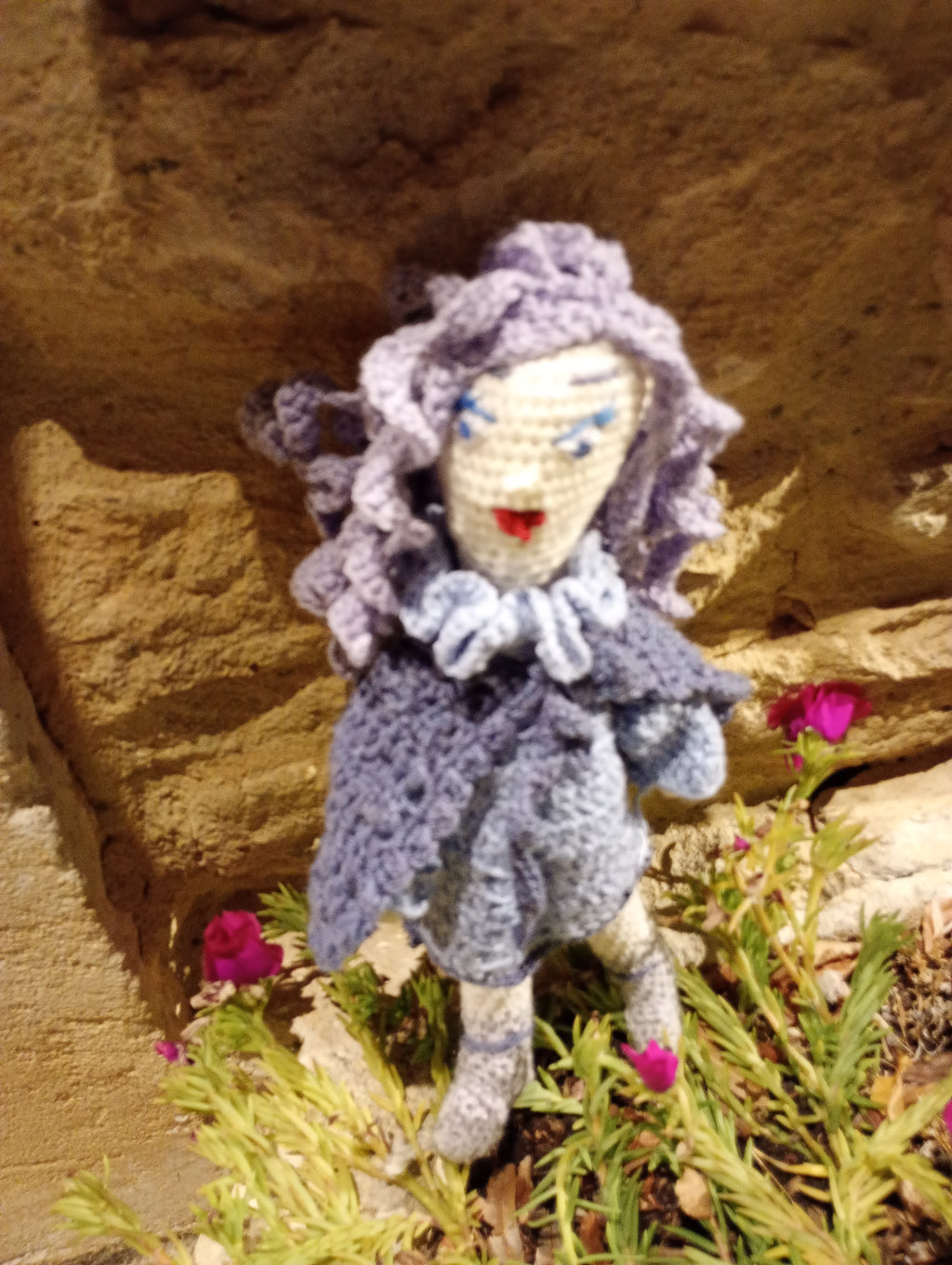 Poupe exsclusive crochet  The Gardian of the Future  35cm