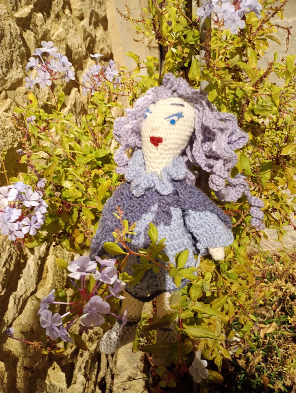 Poupe exsclusive crochet  The Gardian of the Future  35cm