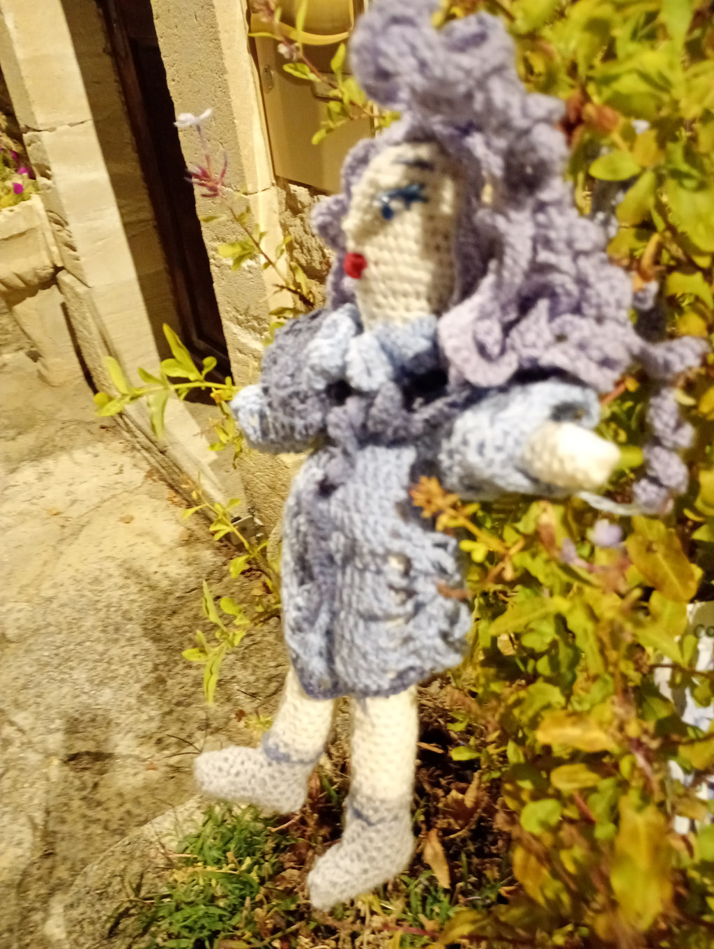 Poupe exsclusive crochet  The Gardian of the Future  35cm