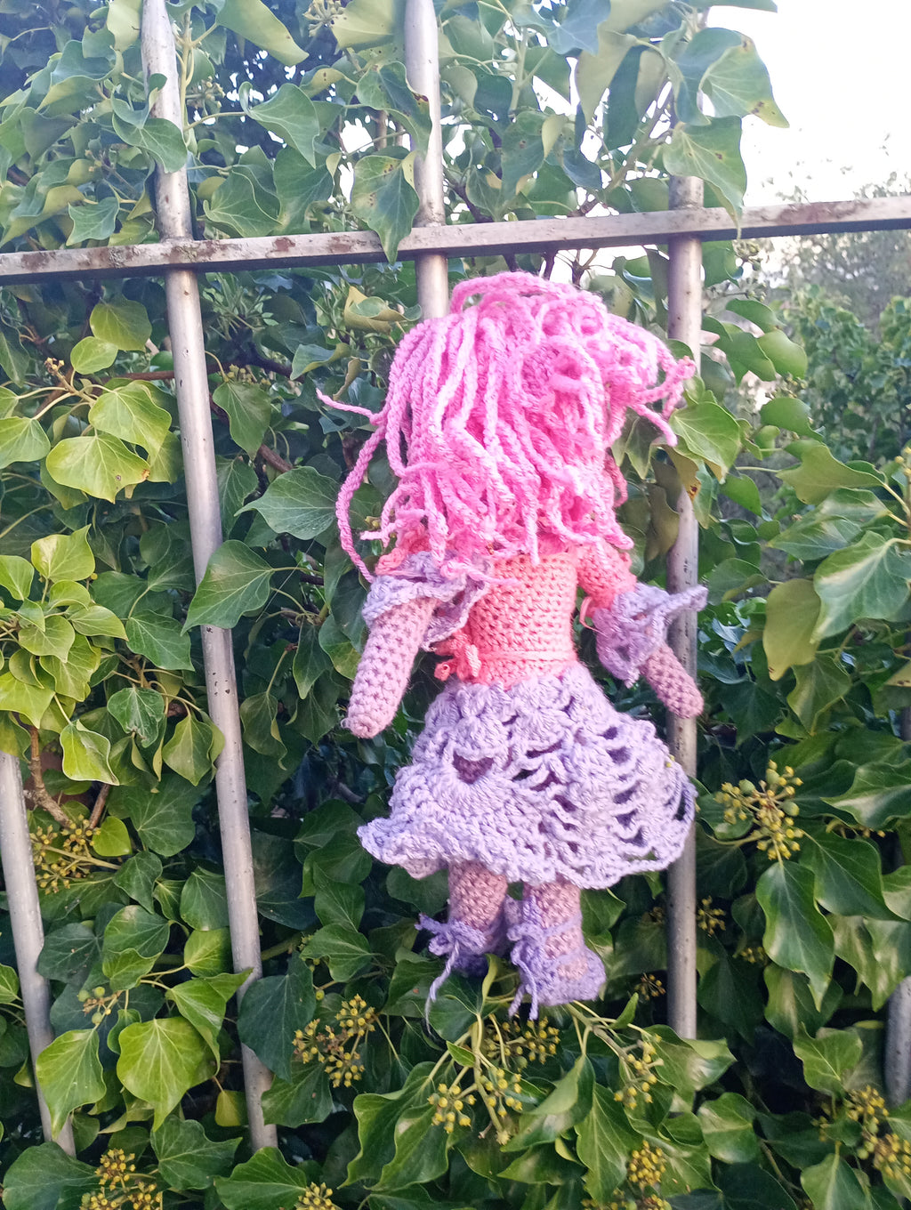 Poupee exsclisive crochet Mafame Toulouse 35cm