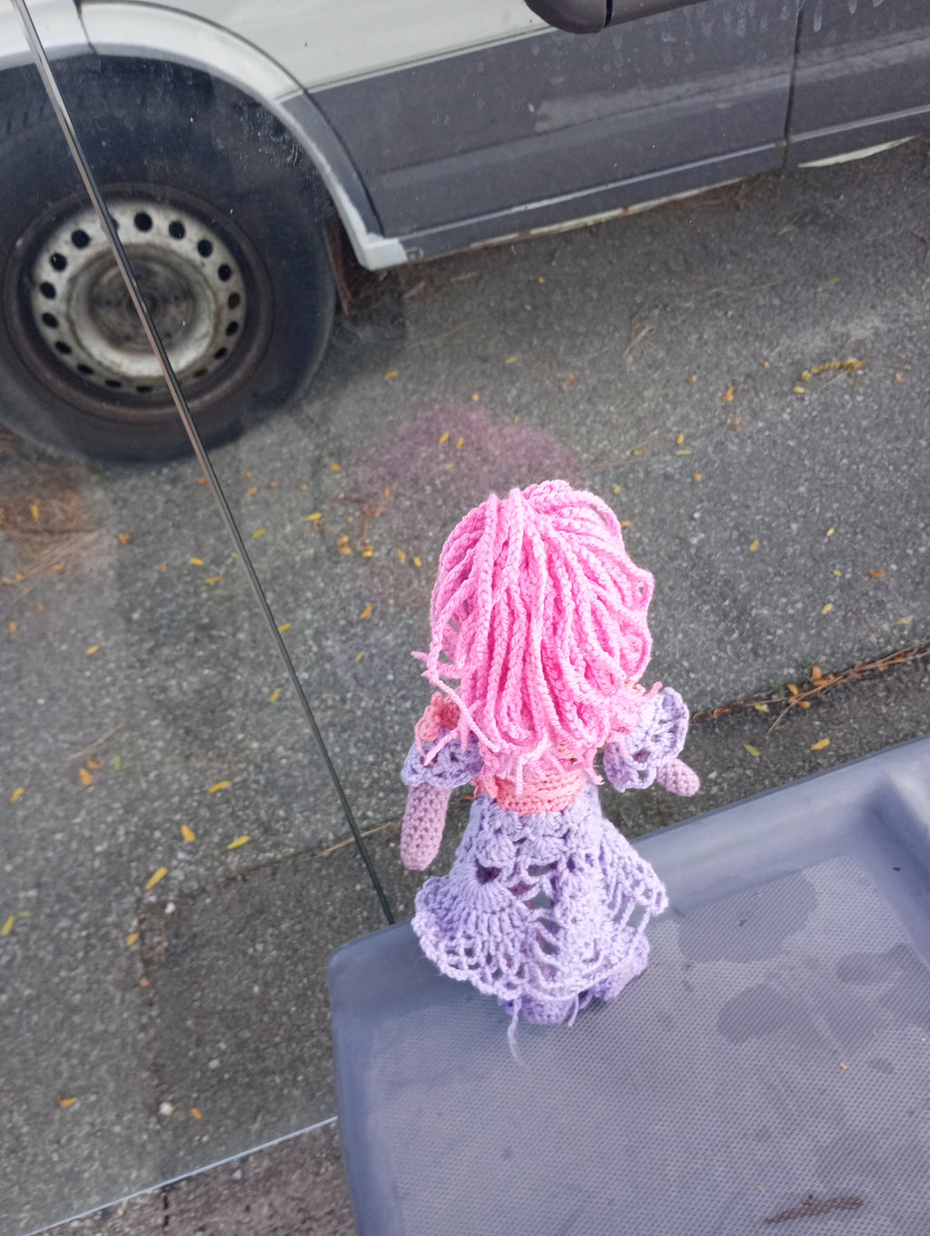 Poupee exsclisive crochet Mafame Toulouse 35cm