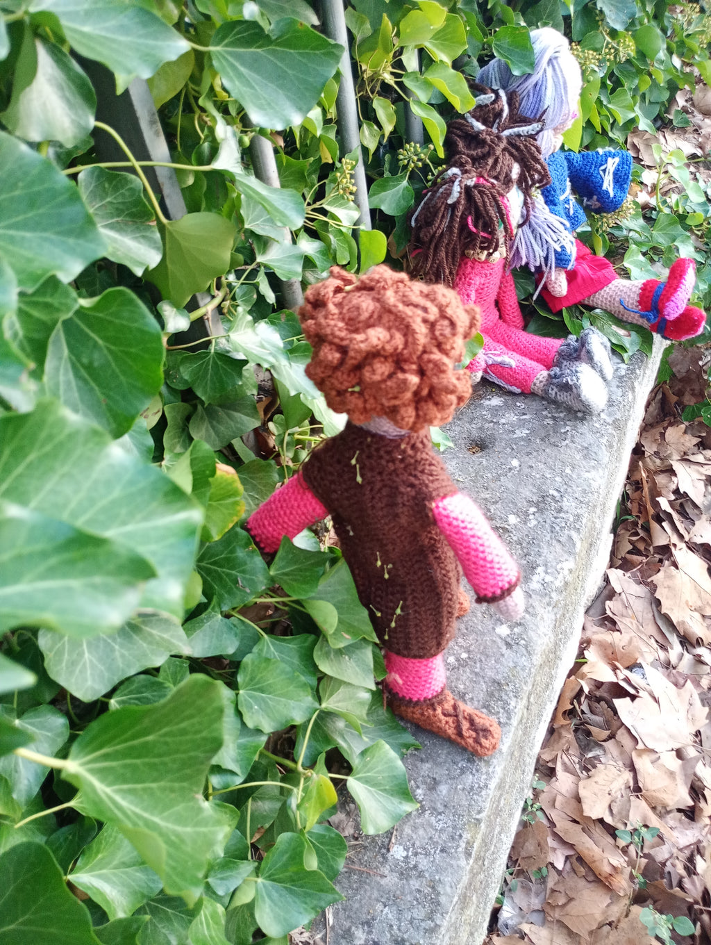 Poupe exsclusive crochet Orys  the guardian of craft and gortune 35cm