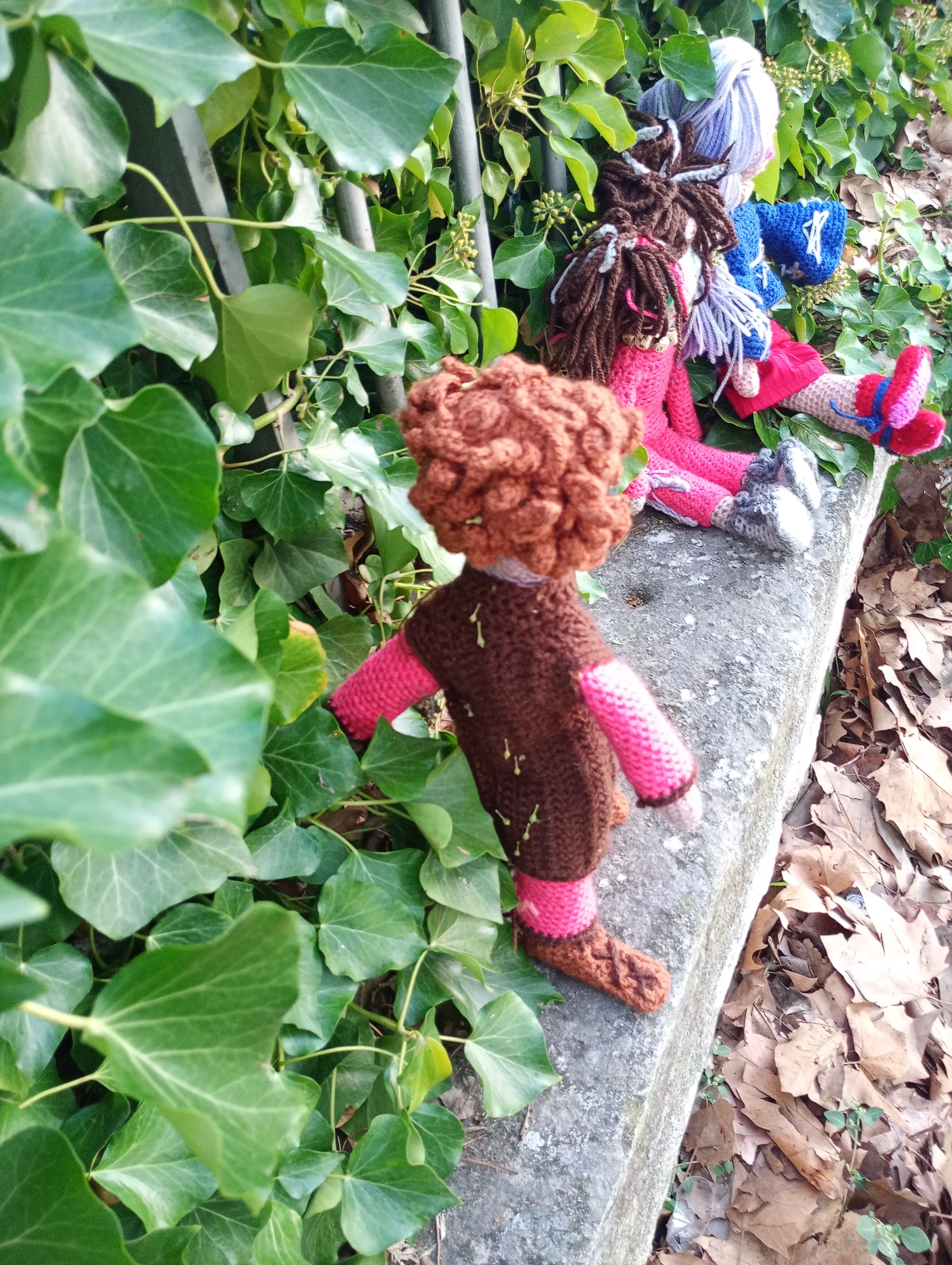 Poupe exsclusive crochet Orys  the guardian of craft and gortune 35cm