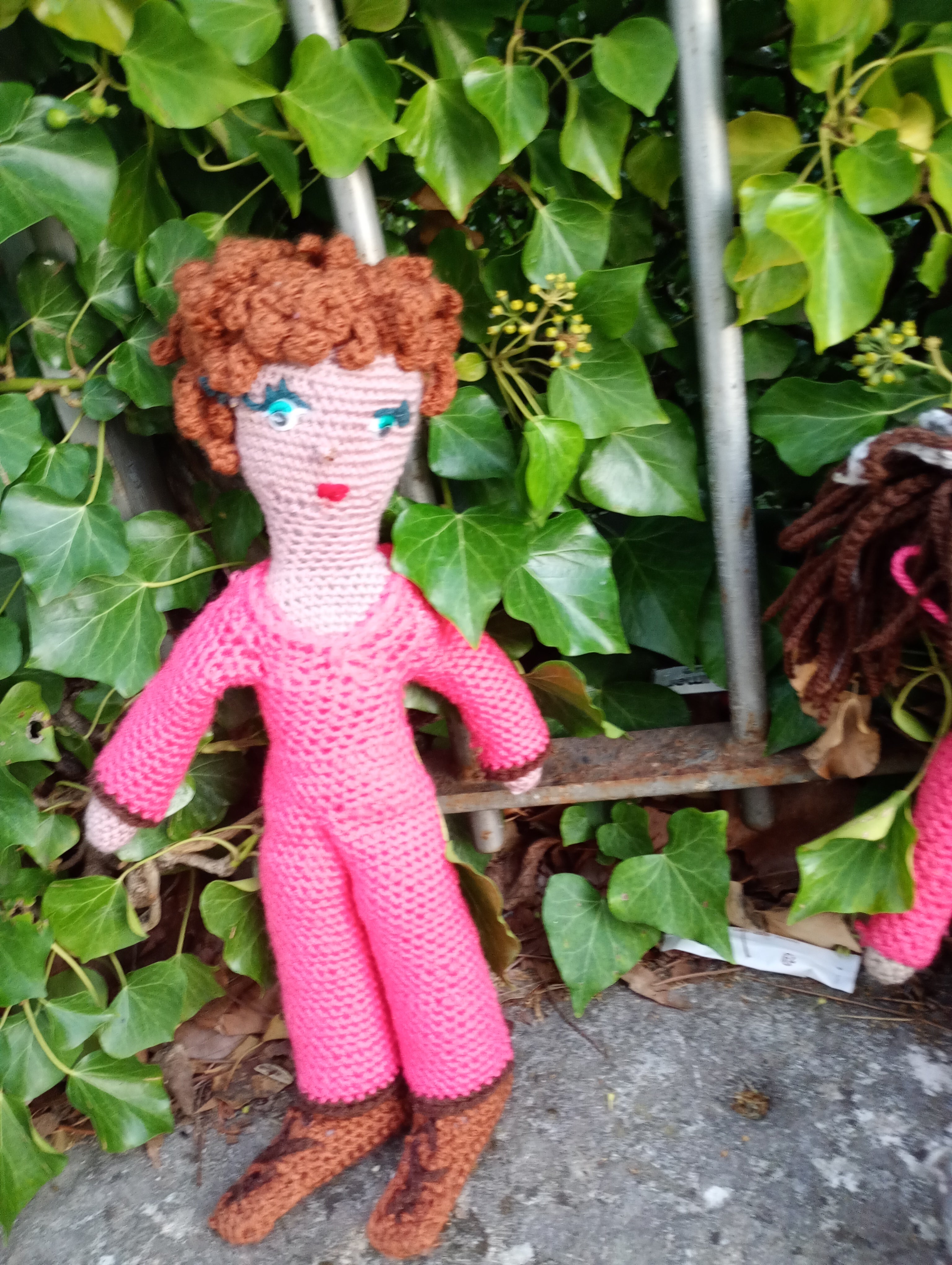 Poupe exsclusive crochet Orys  the guardian of craft and gortune 35cm