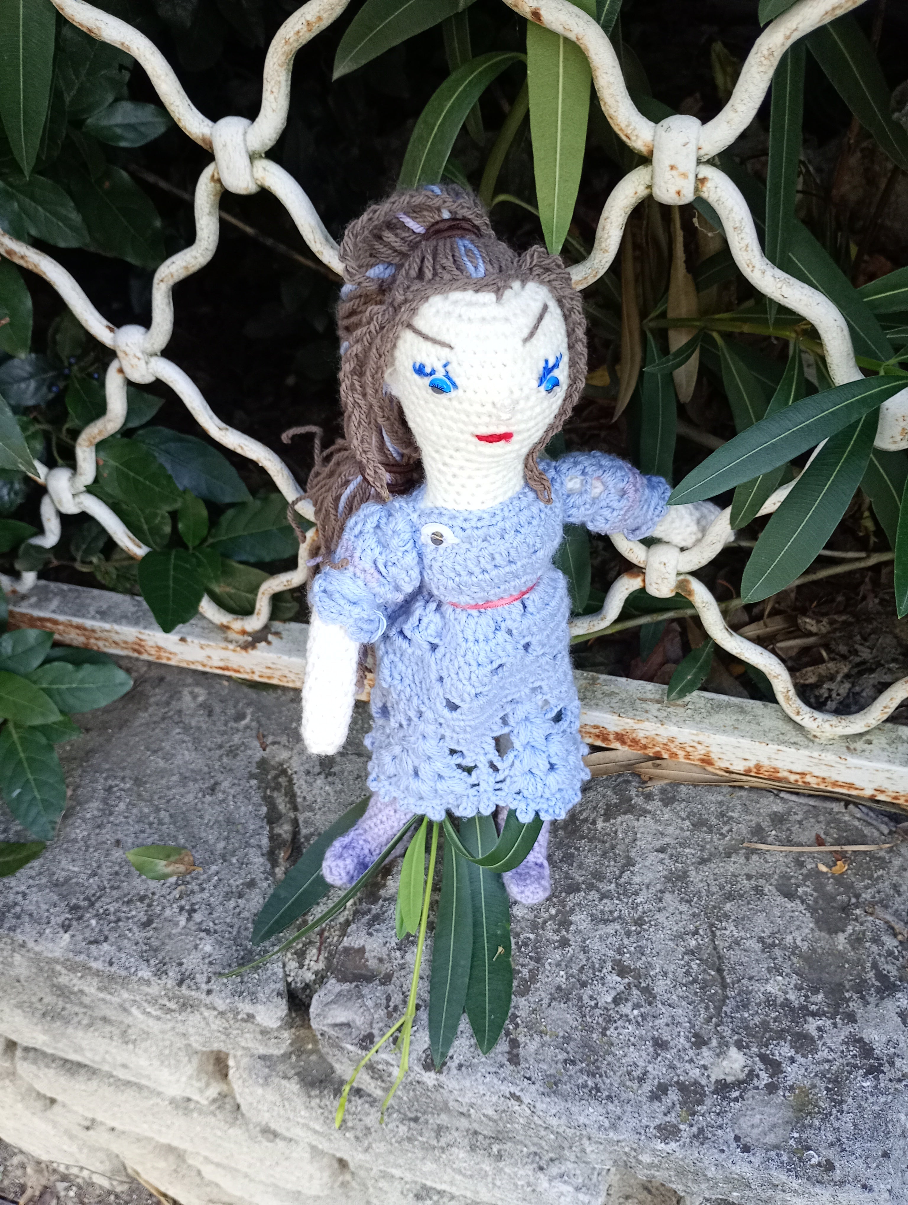 Poupe exsclusive crochet la Souverainrv35cm