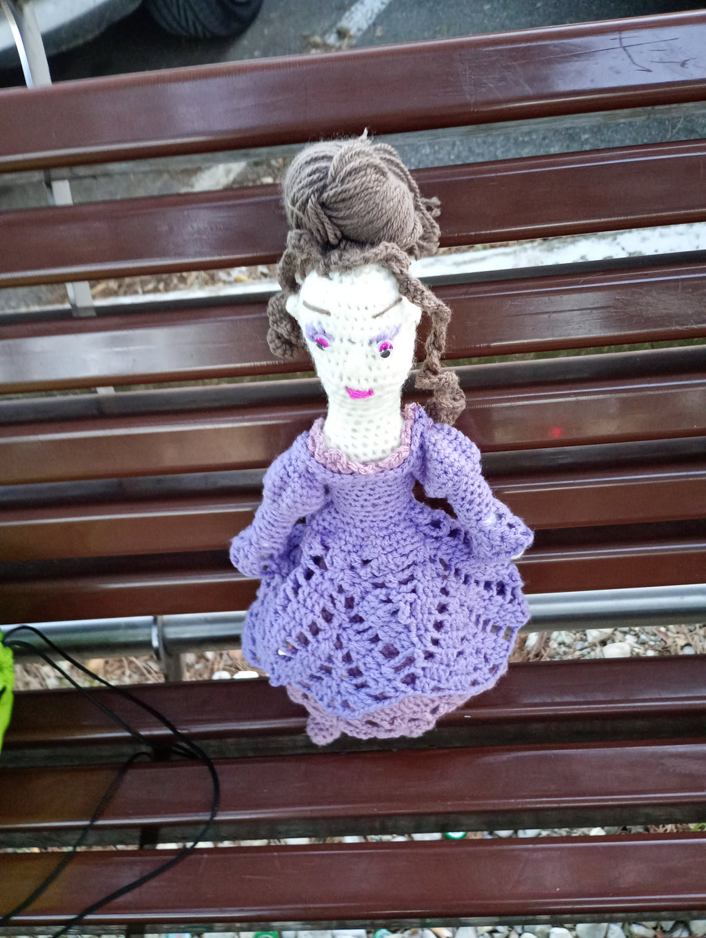 Poupe exsclusive crochet mafame Lyom 35cm