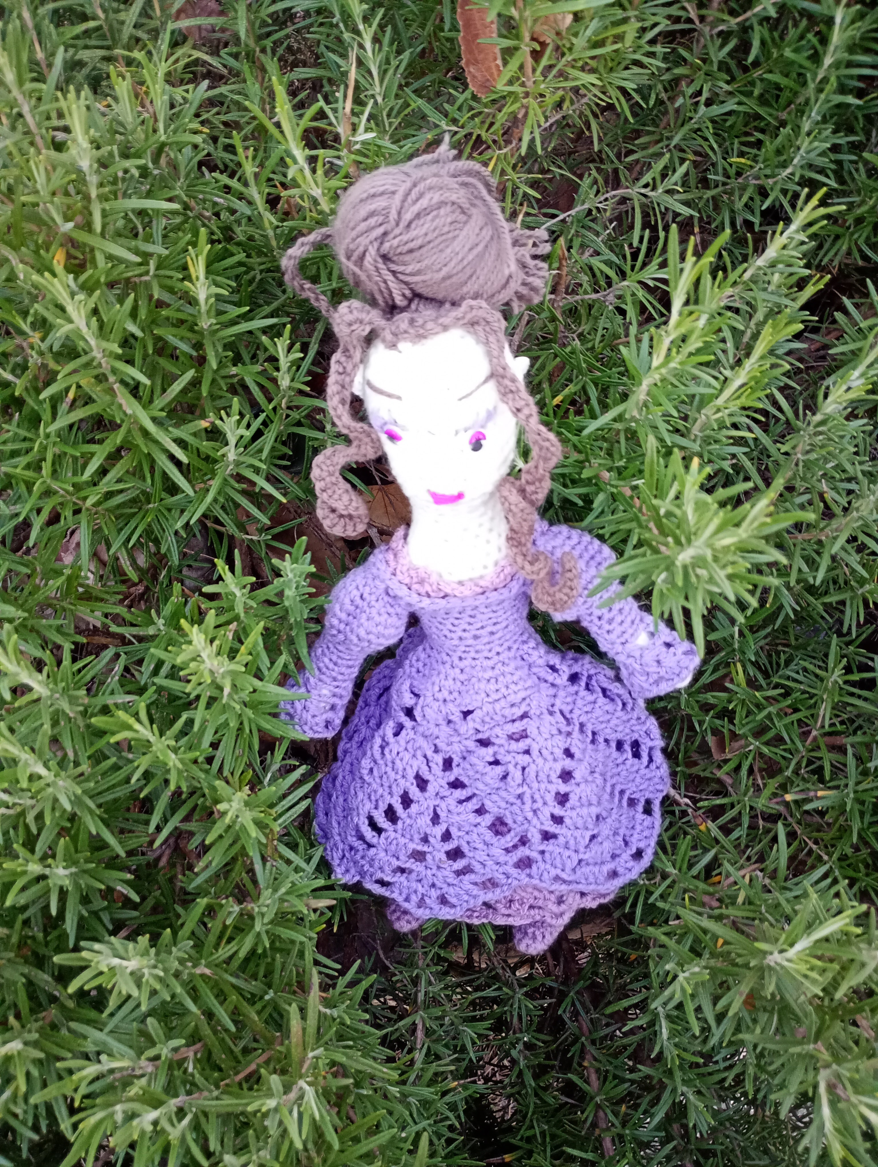 Poupe exsclusive crochet mafame Lyom 35cm