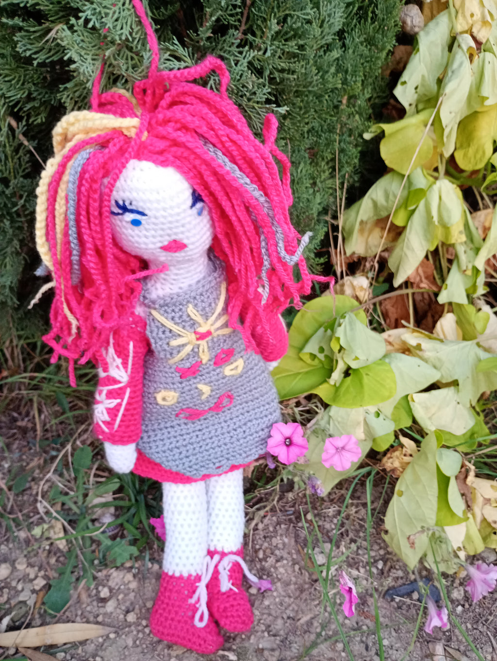 Poupe exsclusive crochet zalizna Zlats 50cm