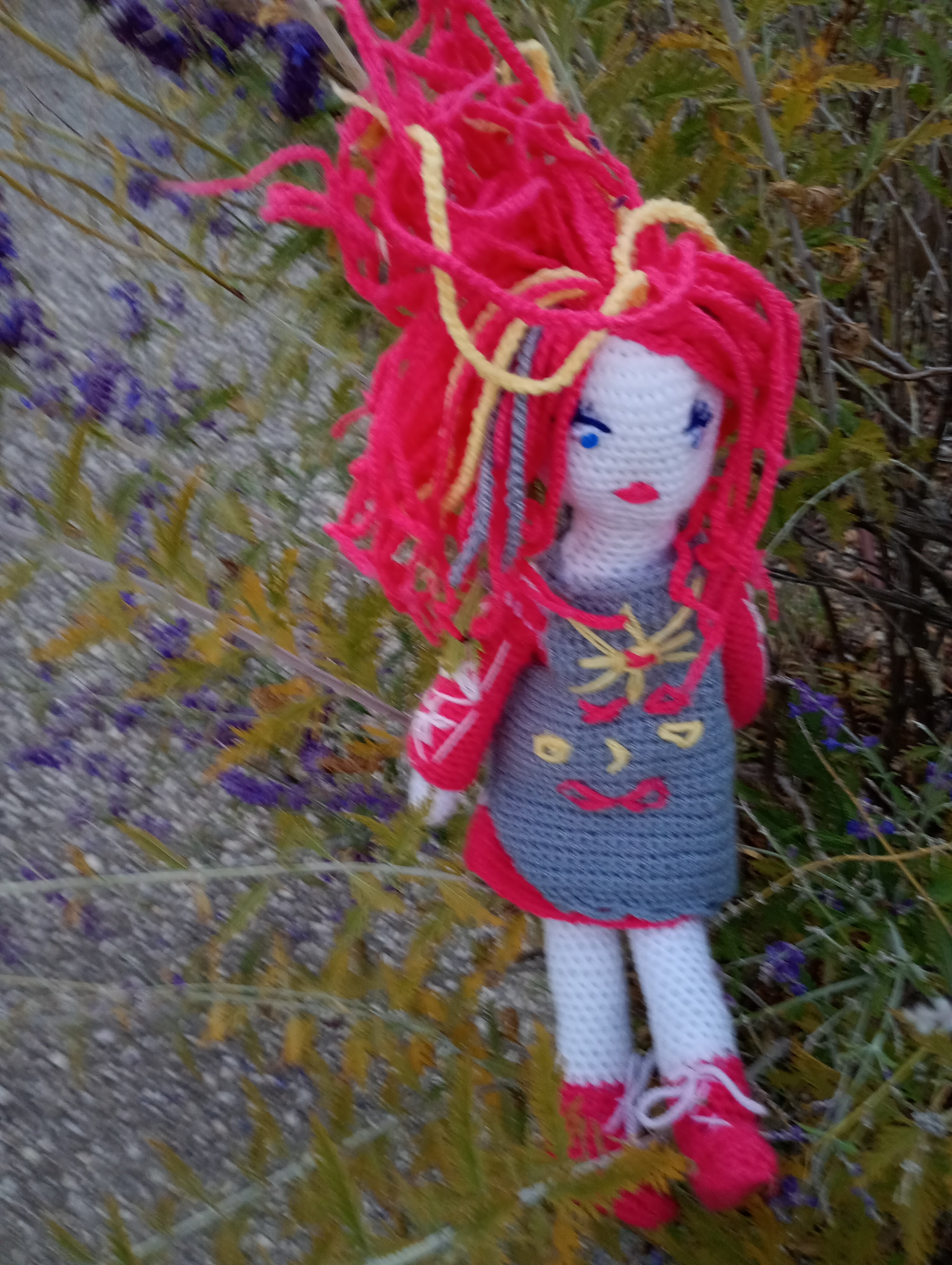 Poupe exsclusive crochet zalizna Zlats 50cm