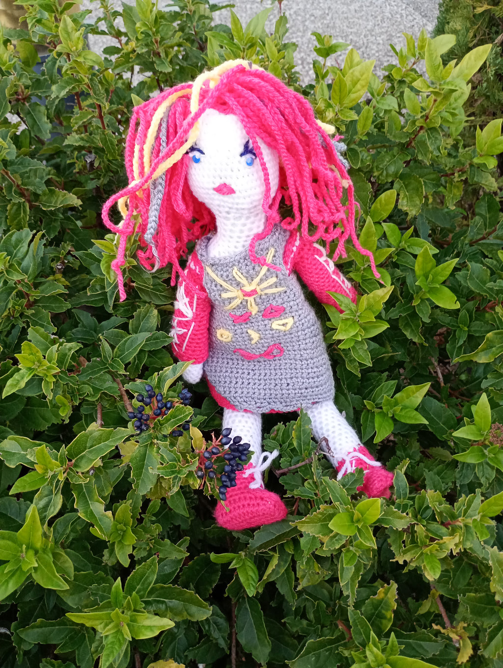 Poupe exsclusive crochet zalizna Zlats 50cm