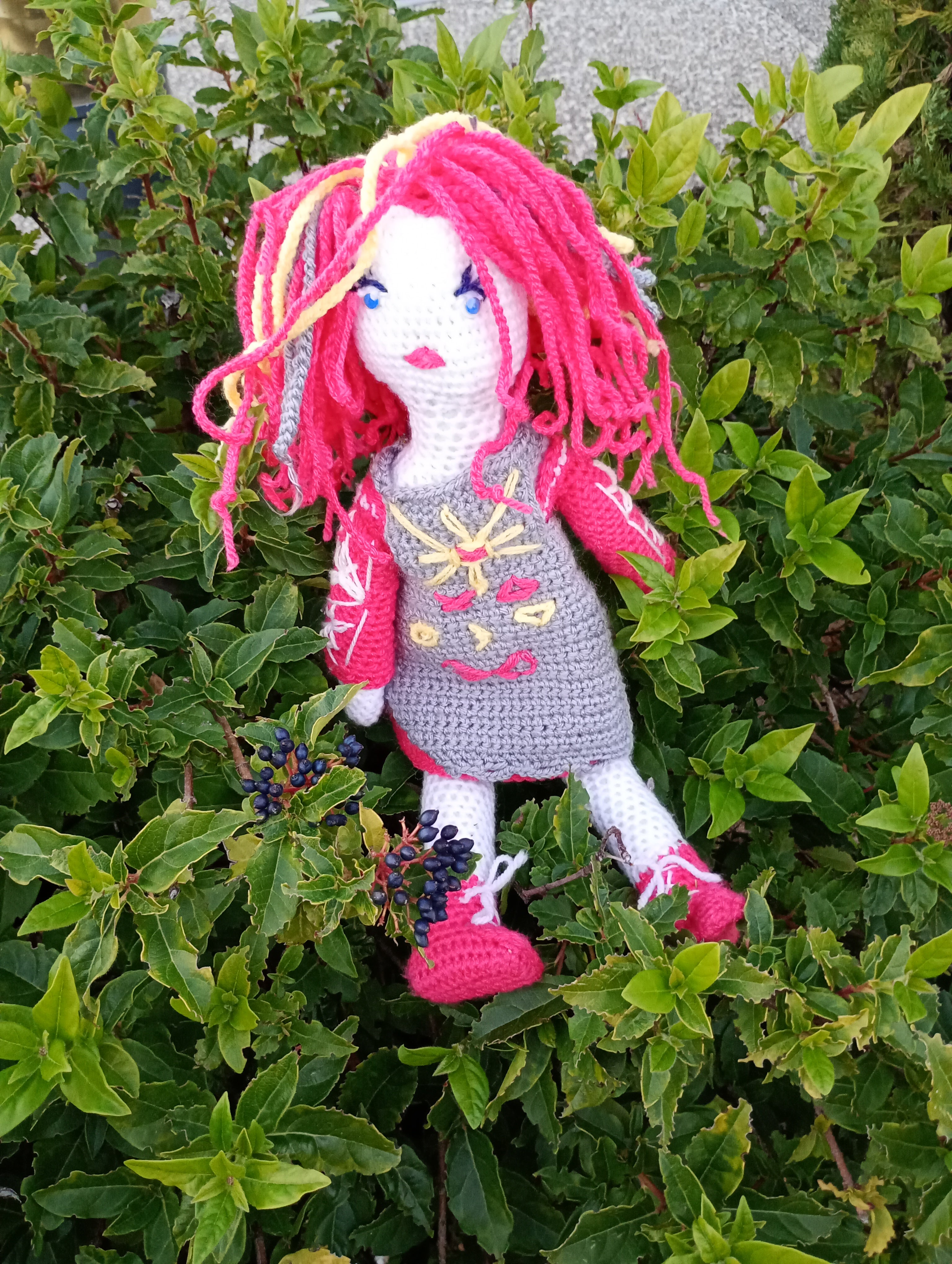 Poupe exsclusive crochet zalizna Zlats 50cm