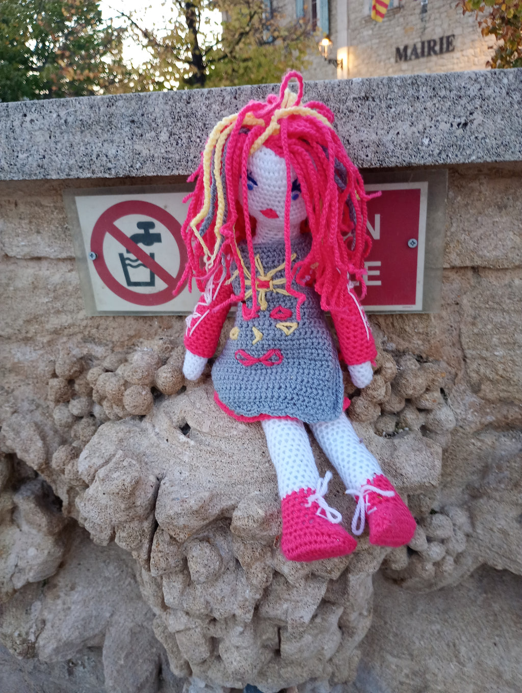 Poupe exsclusive crochet zalizna Zlats 50cm