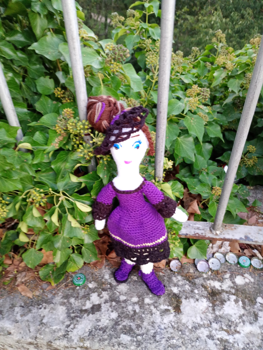 Poupee exsclisive crochet.mafame Paris 35cm