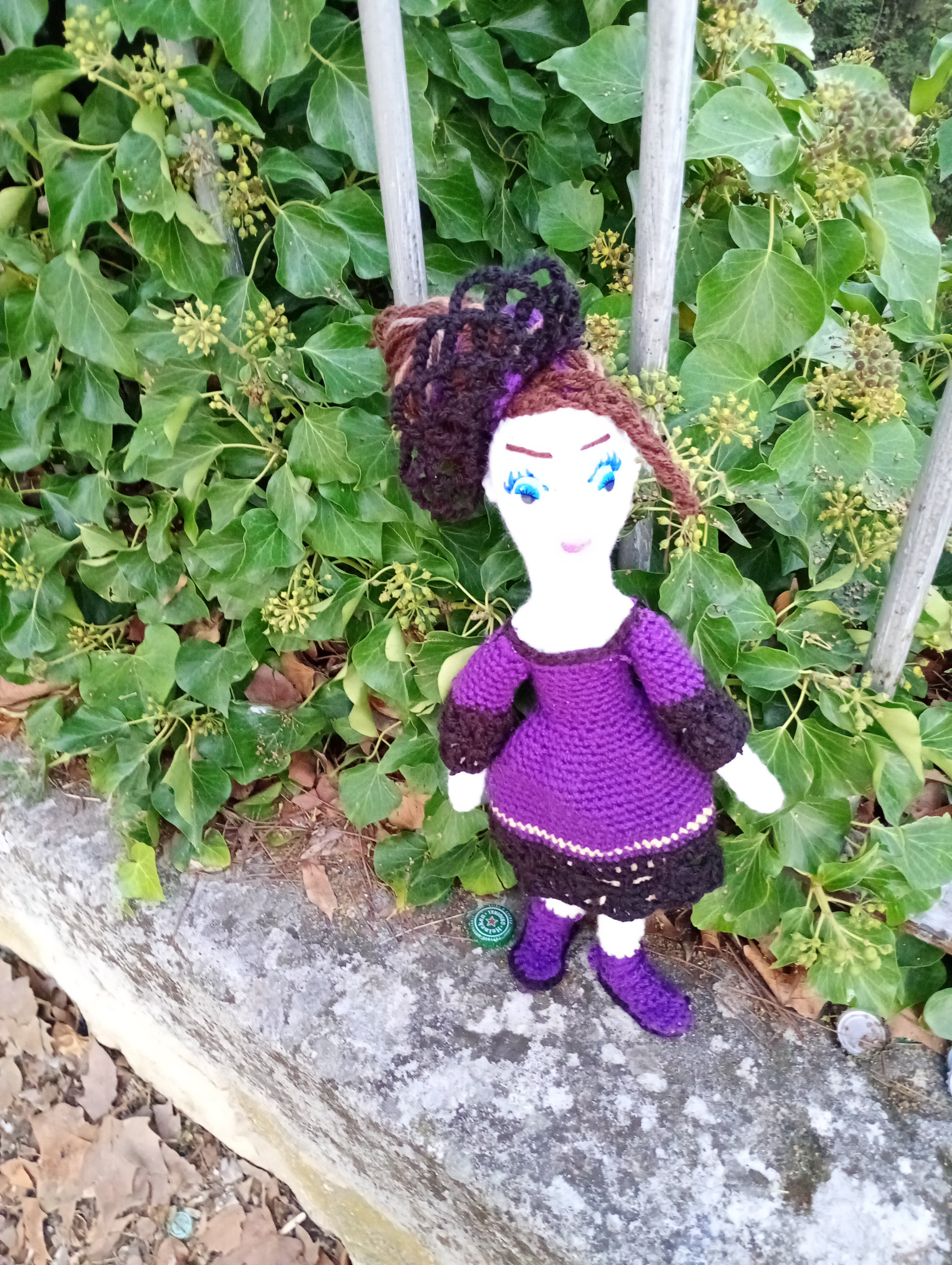 Poupee exsclisive crochet.mafame Paris 35cm