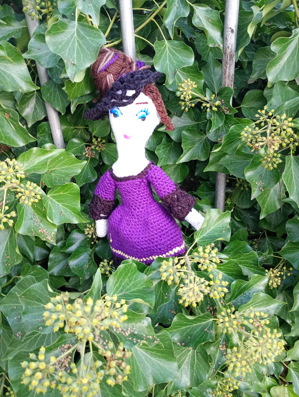 Poupee exsclisive crochet.mafame Paris 35cm