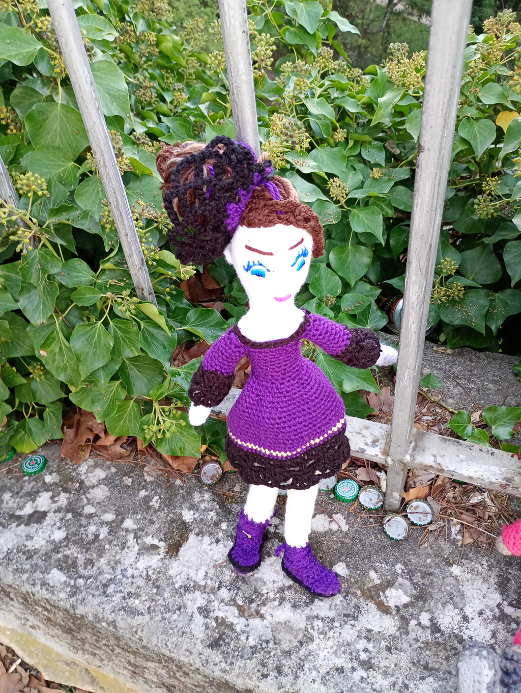 Poupee exsclisive crochet.mafame Paris 35cm