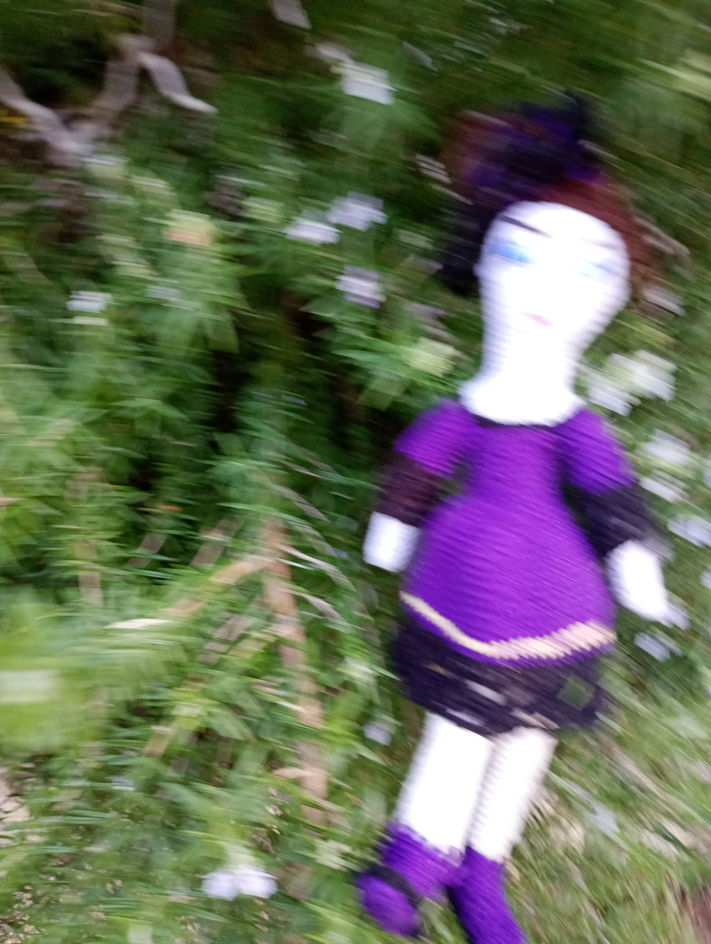 Poupee exsclisive crochet.mafame Paris 35cm