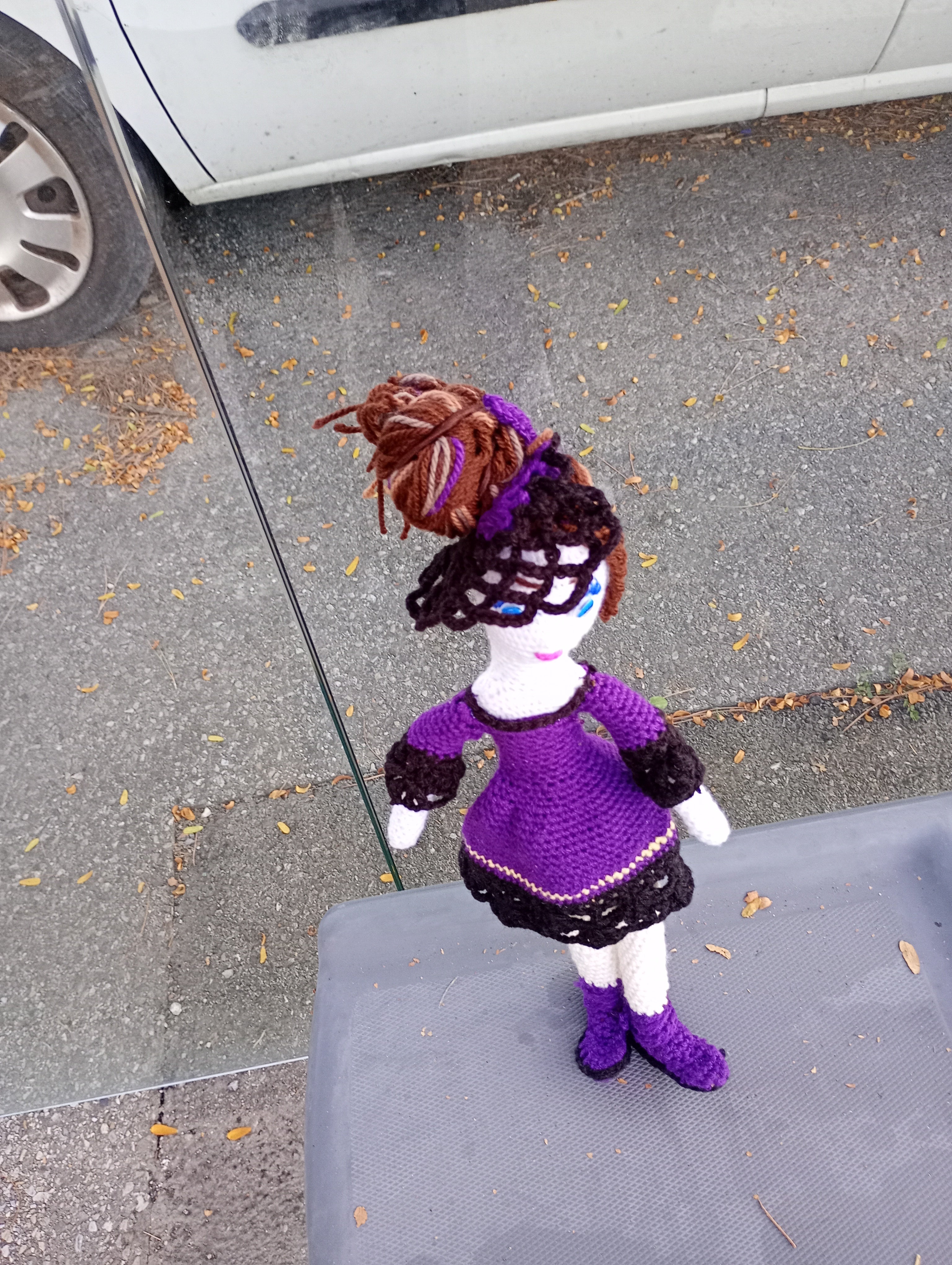 Poupee exsclisive crochet.mafame Paris 35cm