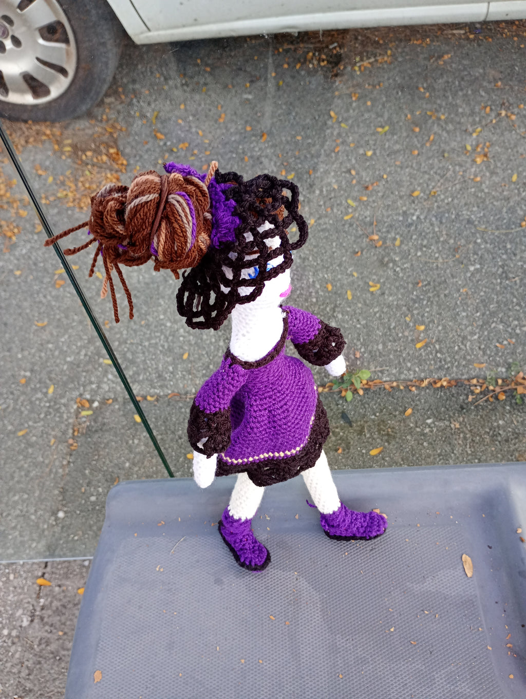 Poupee exsclisive crochet.mafame Paris 35cm