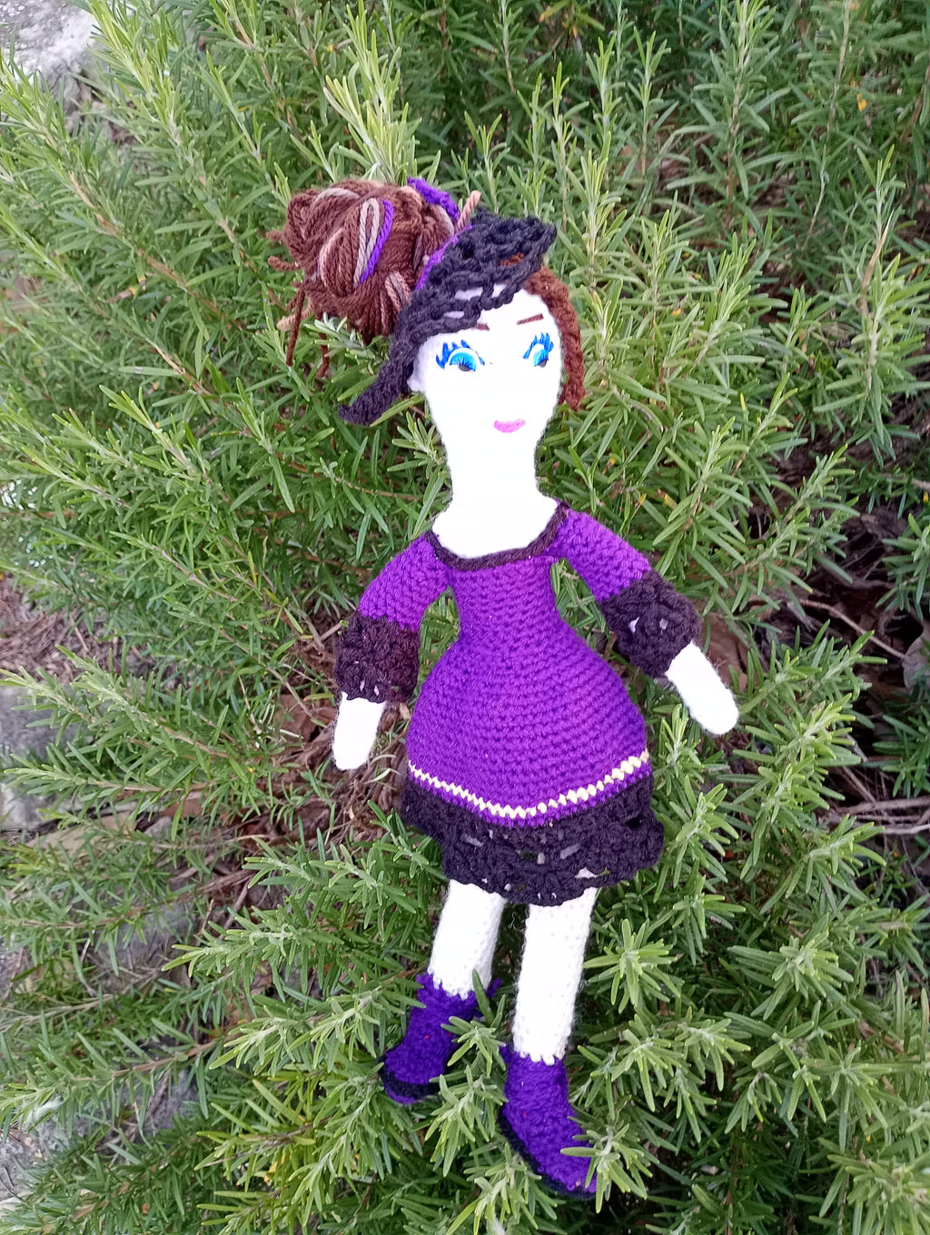 Poupee exsclisive crochet.mafame Paris 35cm