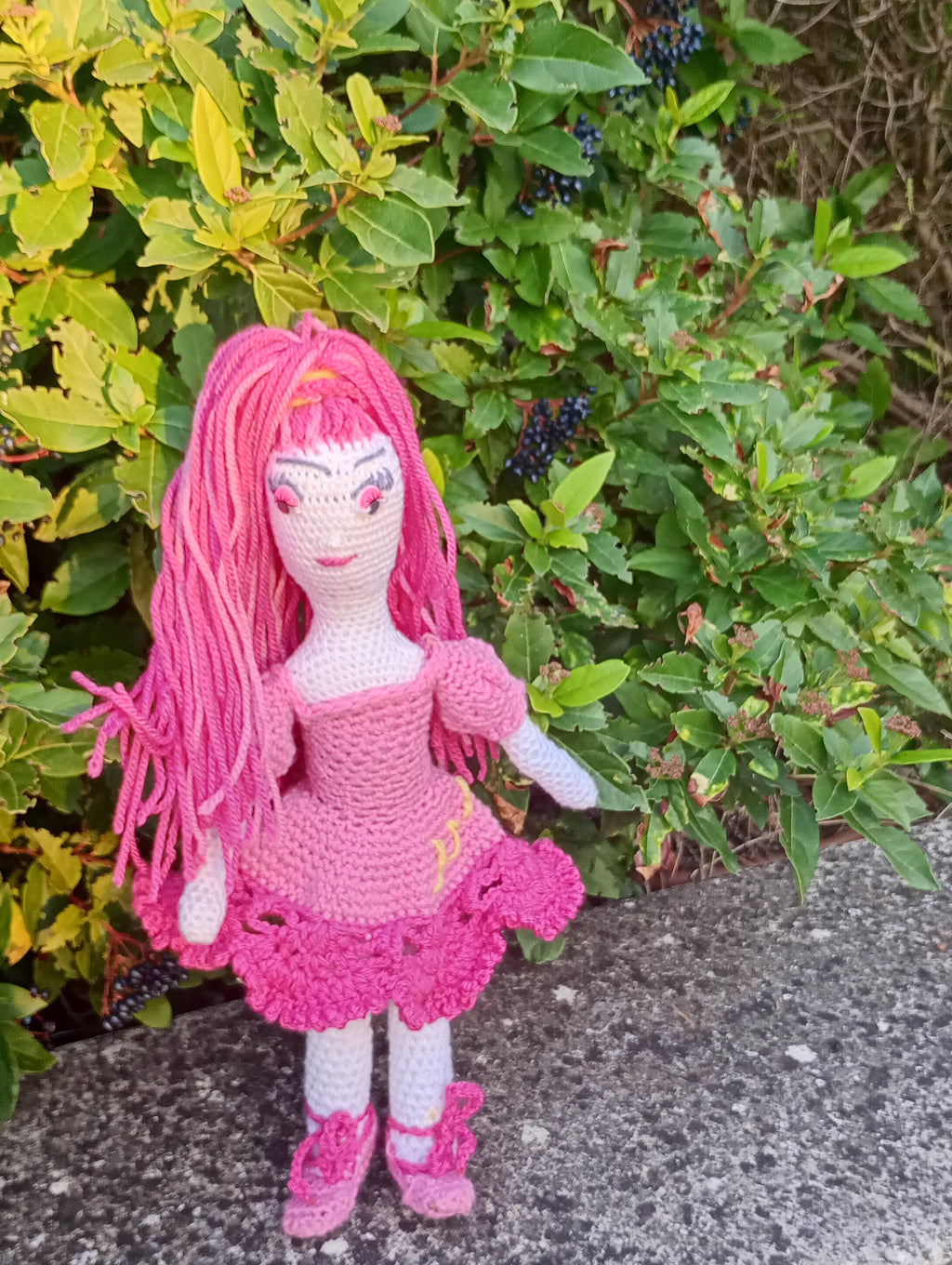 Poupe exsclusive crochet Melodis Roxaris 35cm