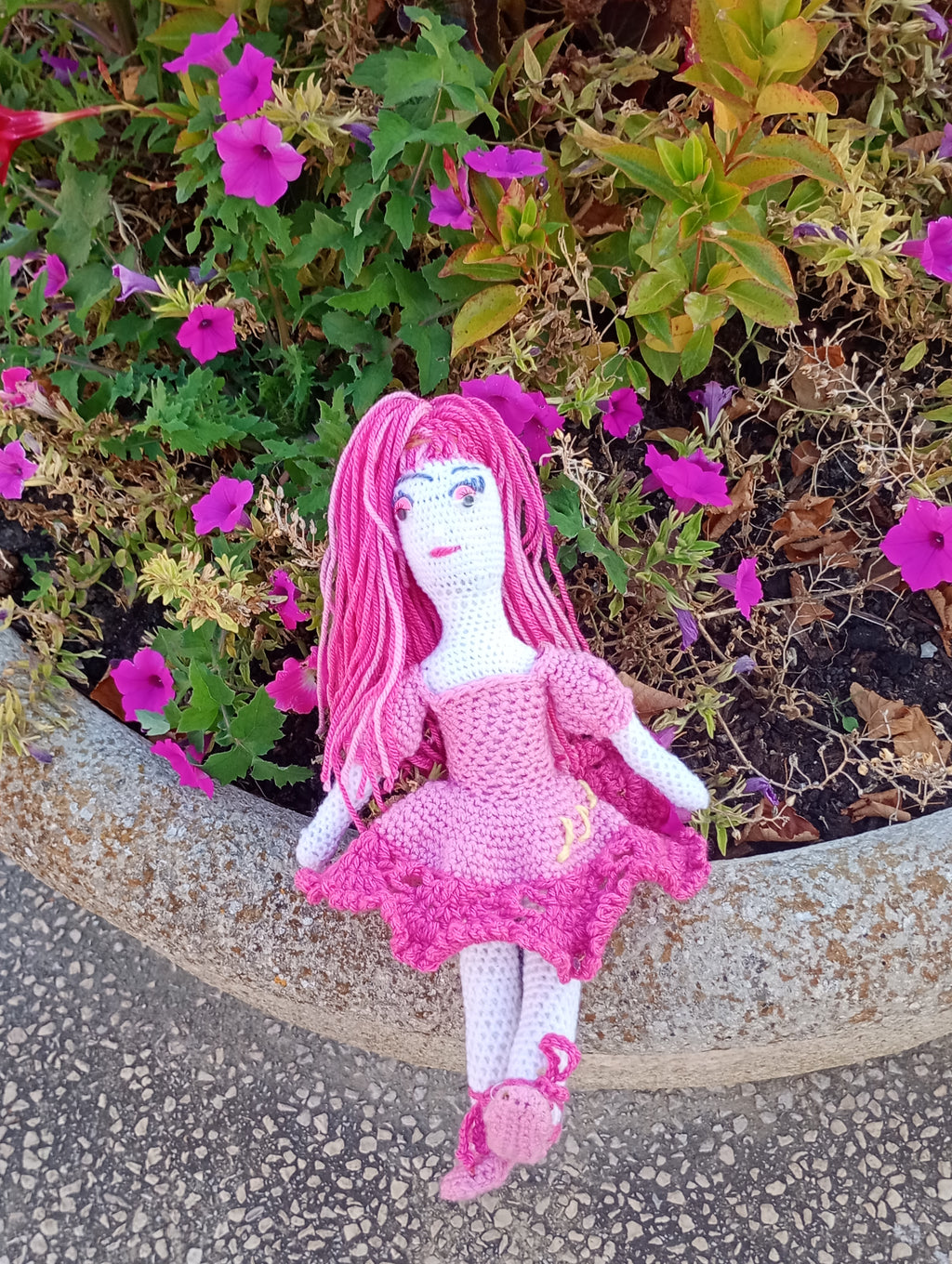 Poupe exsclusive crochet Melodis Roxaris 35cm