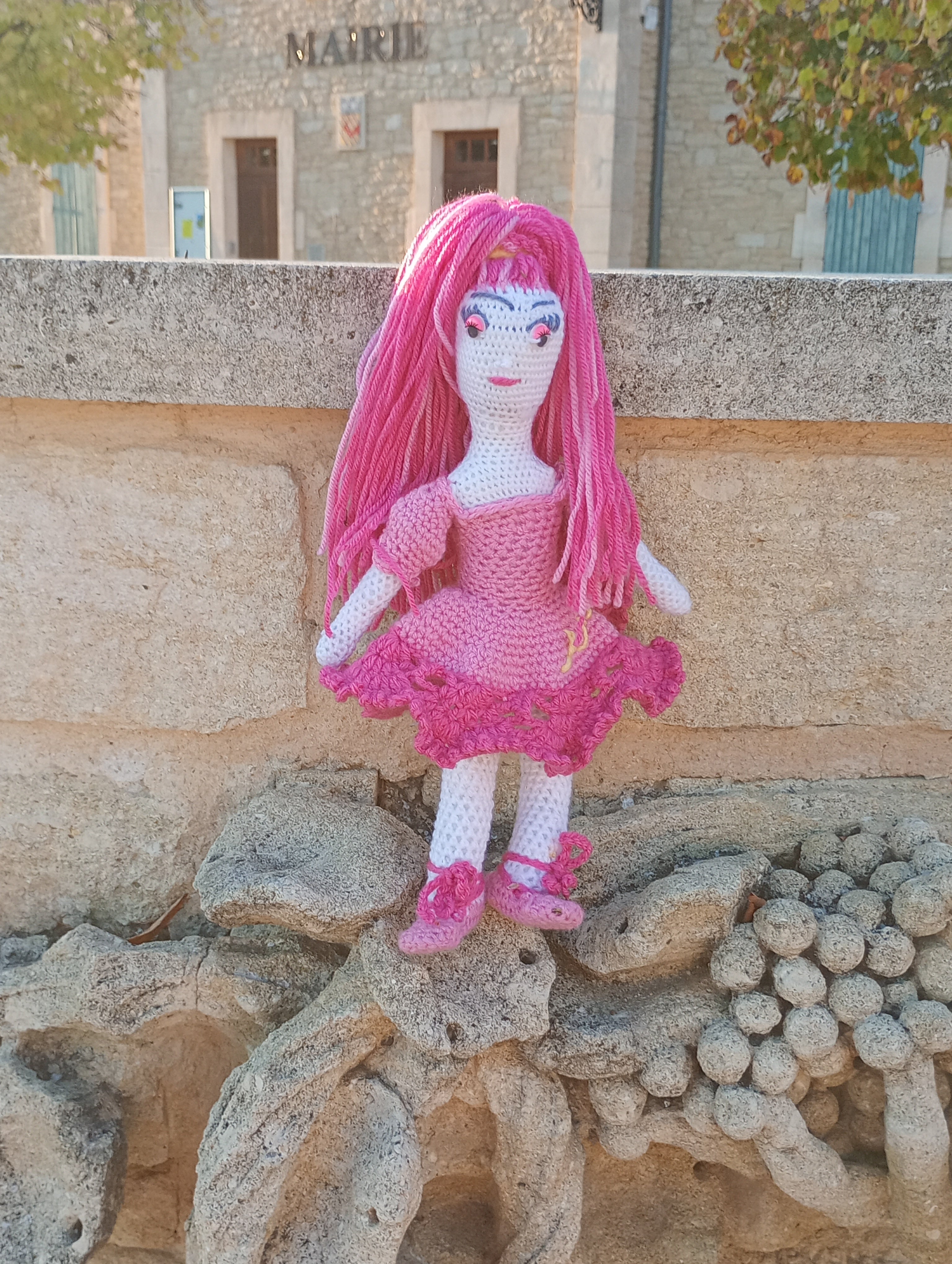 Poupe exsclusive crochet Melodis Roxaris 35cm