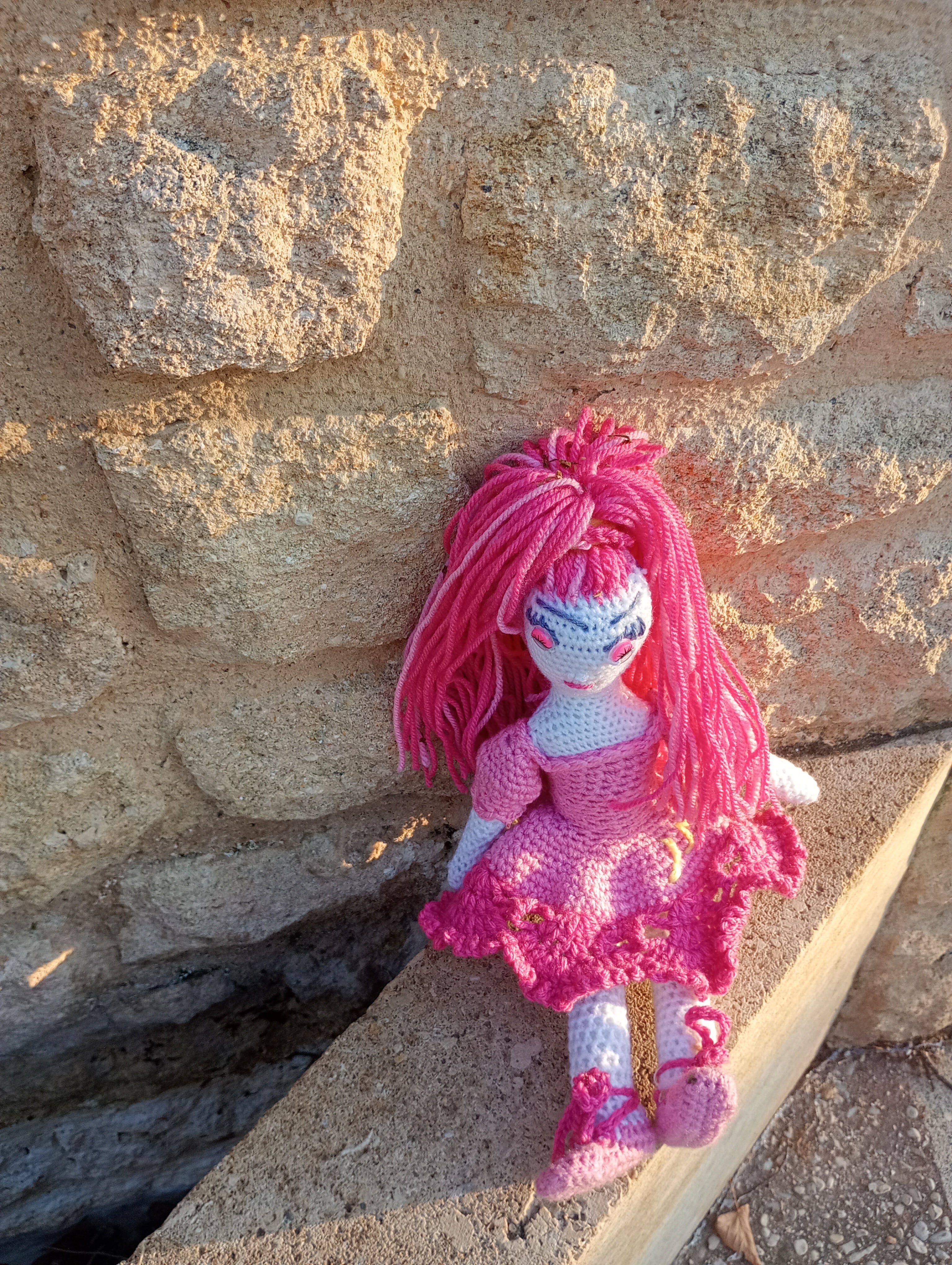 Poupe exsclusive crochet Melodis Roxaris 35cm