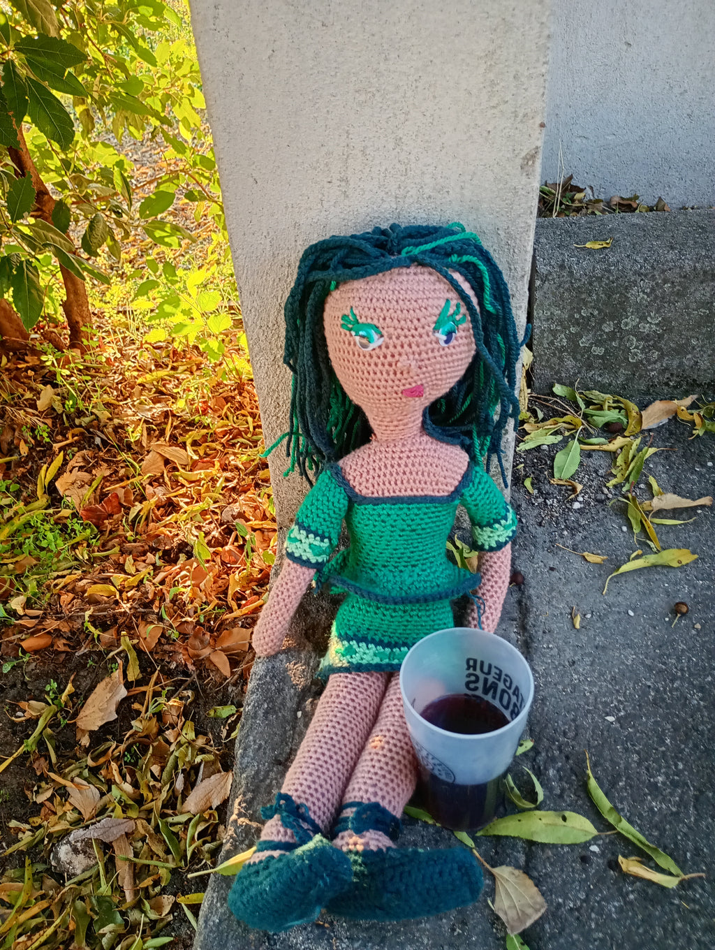 Poupe  exsclusive crochet Astra 55cm