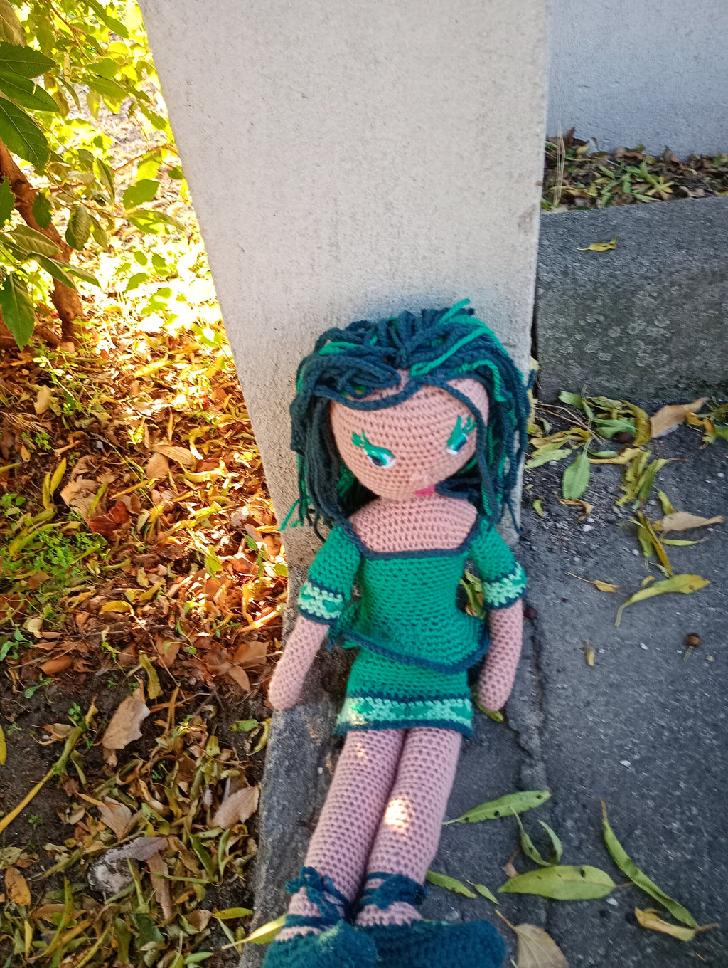 Poupe  exsclusive crochet Astra 55cm