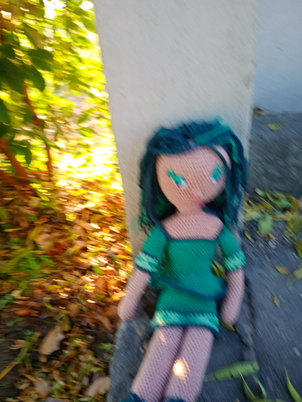 Poupe  exsclusive crochet Astra 55cm