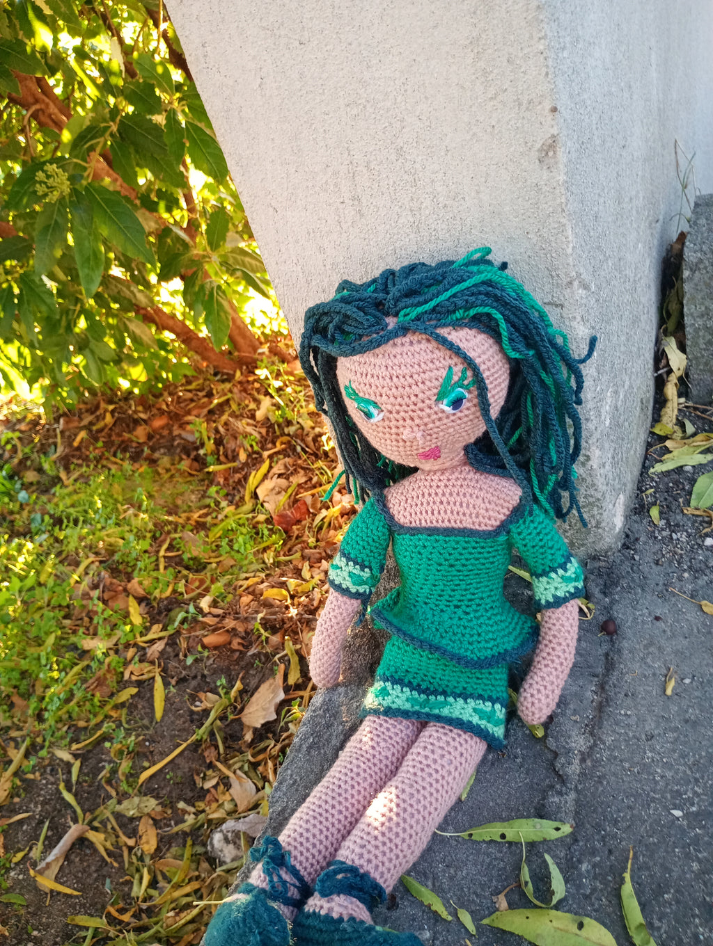 Poupe  exsclusive crochet Astra 55cm