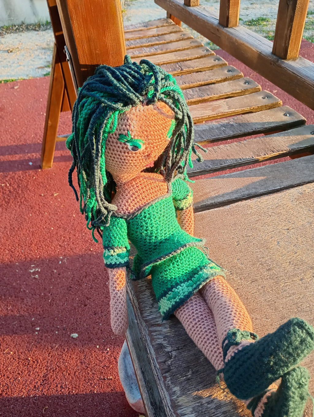 Poupe  exsclusive crochet Astra 55cm