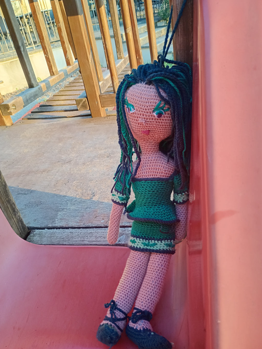 Poupe  exsclusive crochet Astra 55cm