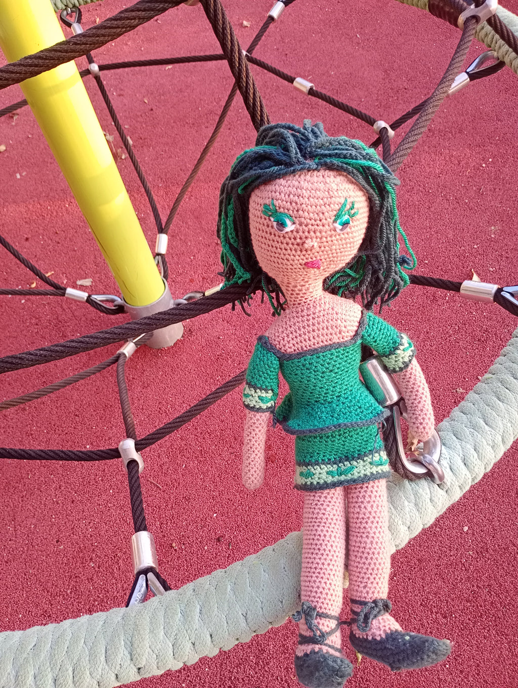 Poupe  exsclusive crochet Astra 55cm