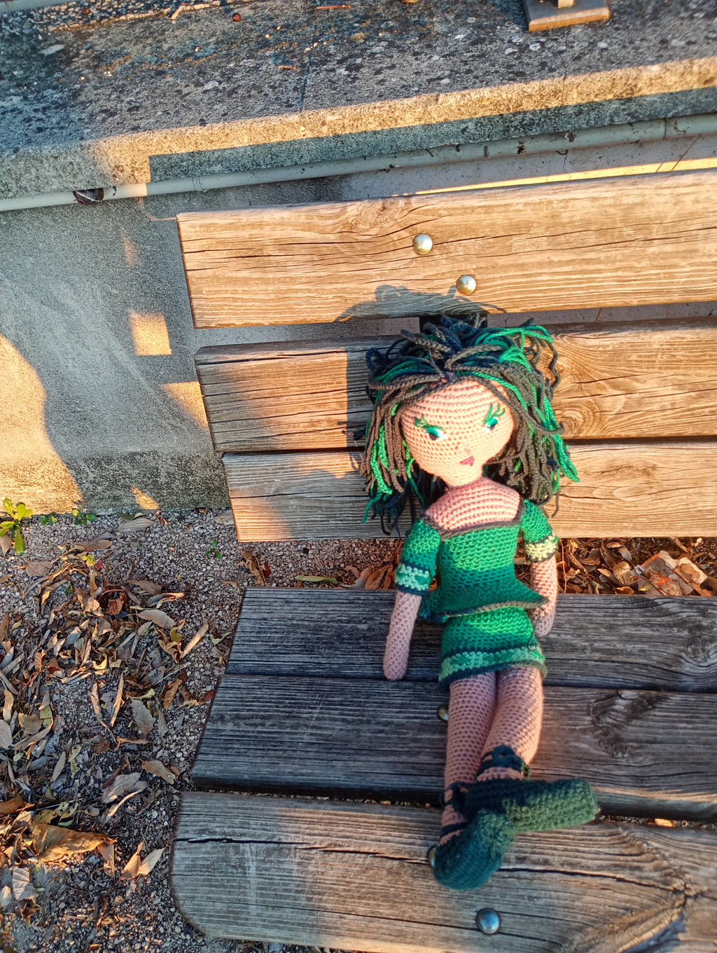 Poupe  exsclusive crochet Astra 55cm