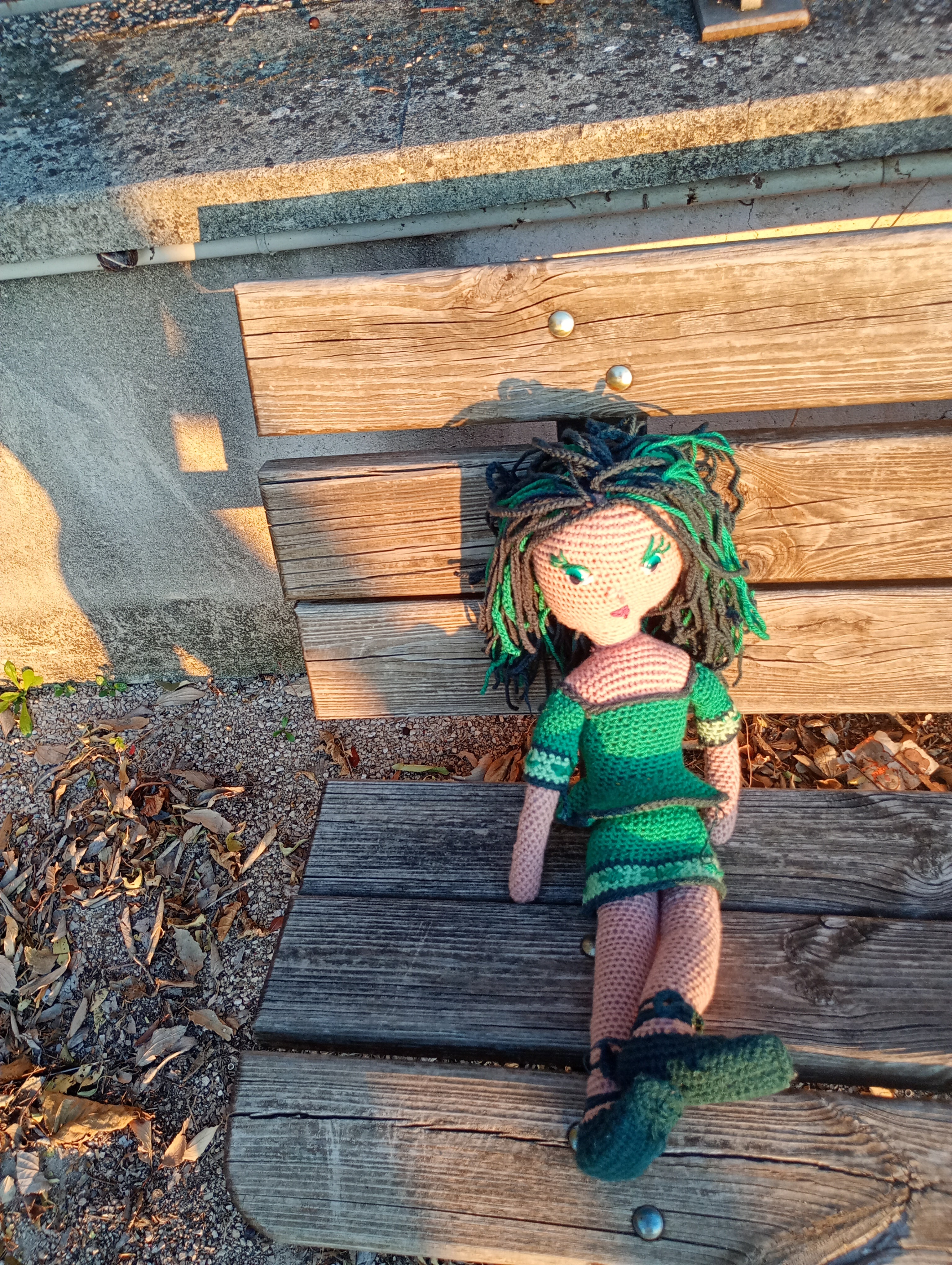 Poupe  exsclusive crochet Astra 55cm