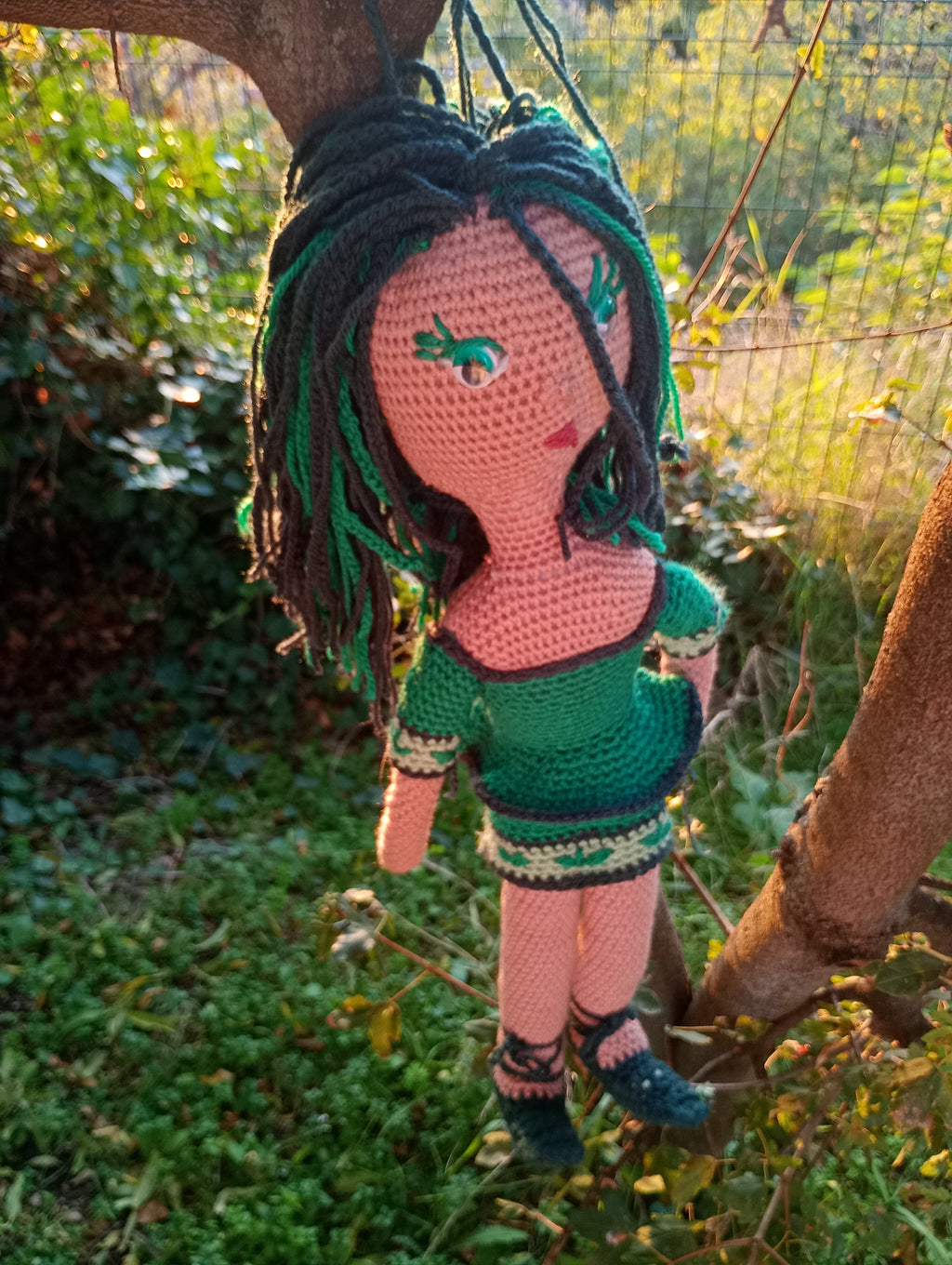 Poupe  exsclusive crochet Astra 55cm