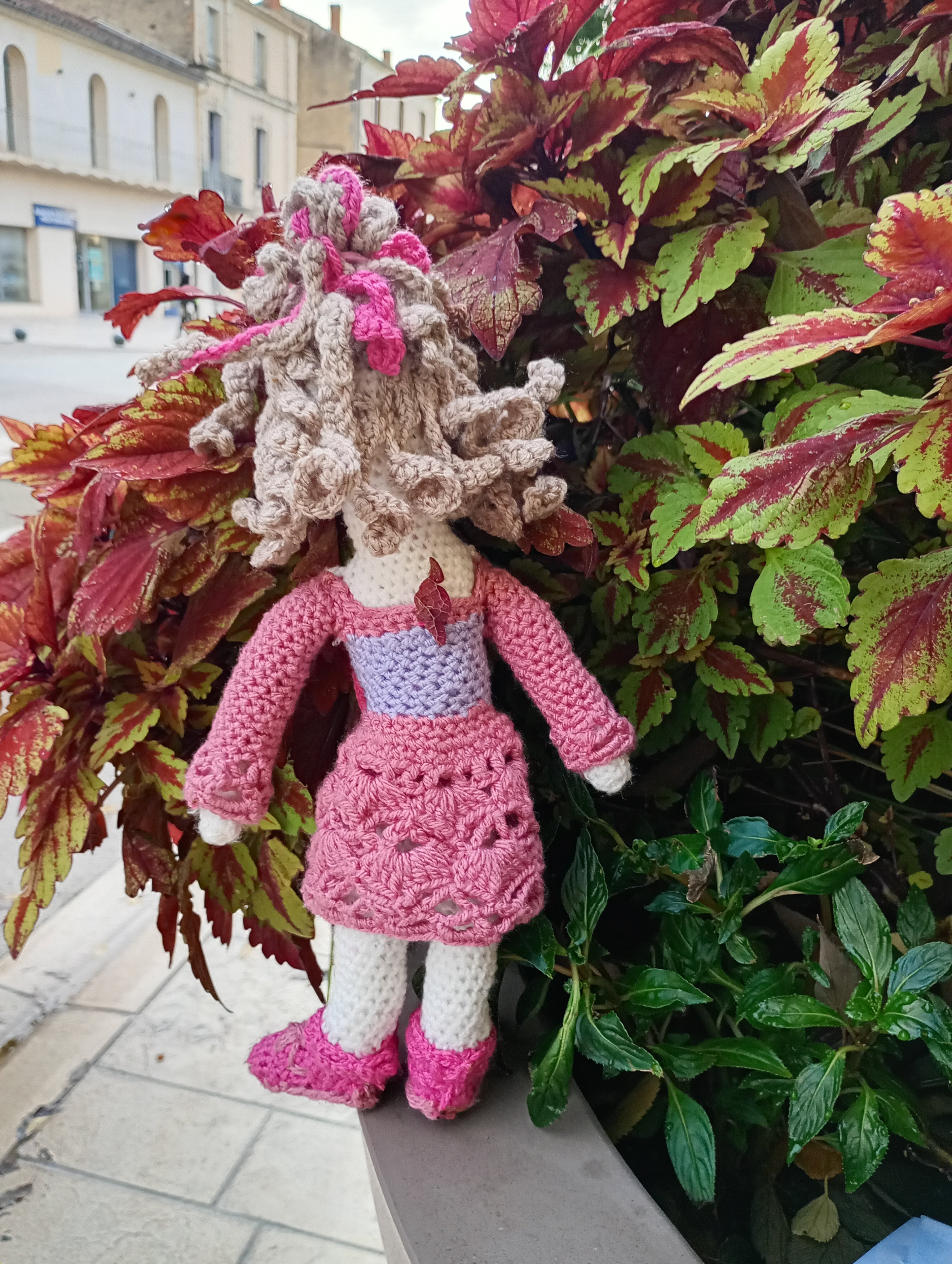 Poupe exsclusive crochet madame Carpentras