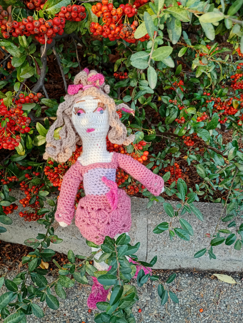 Poupe exsclusive crochet madame Carpentras