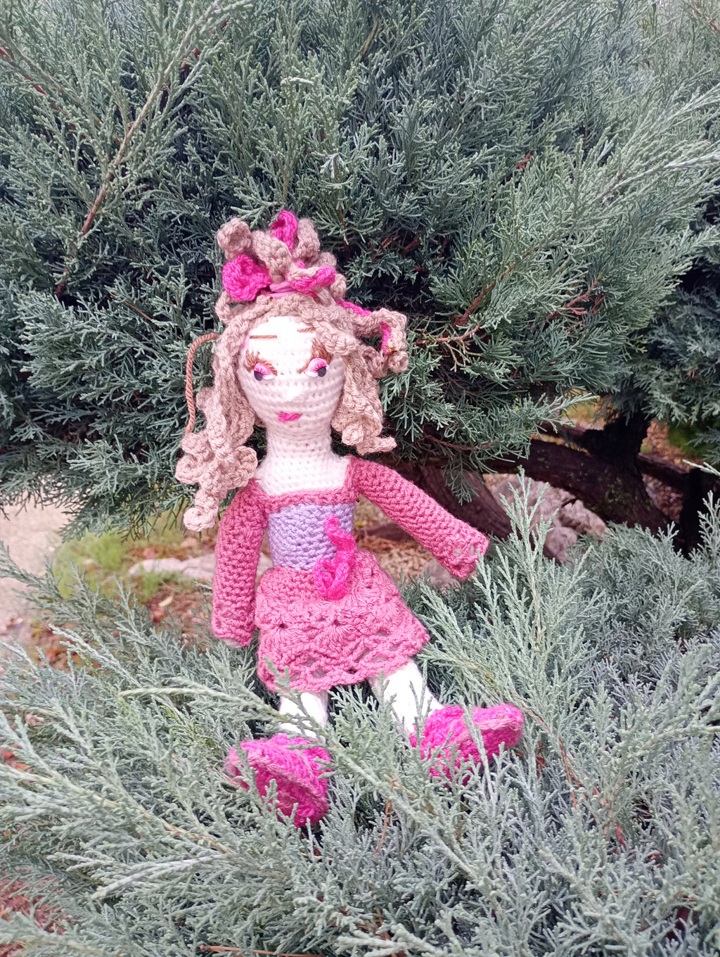 Poupe exsclusive crochet madame Carpentras