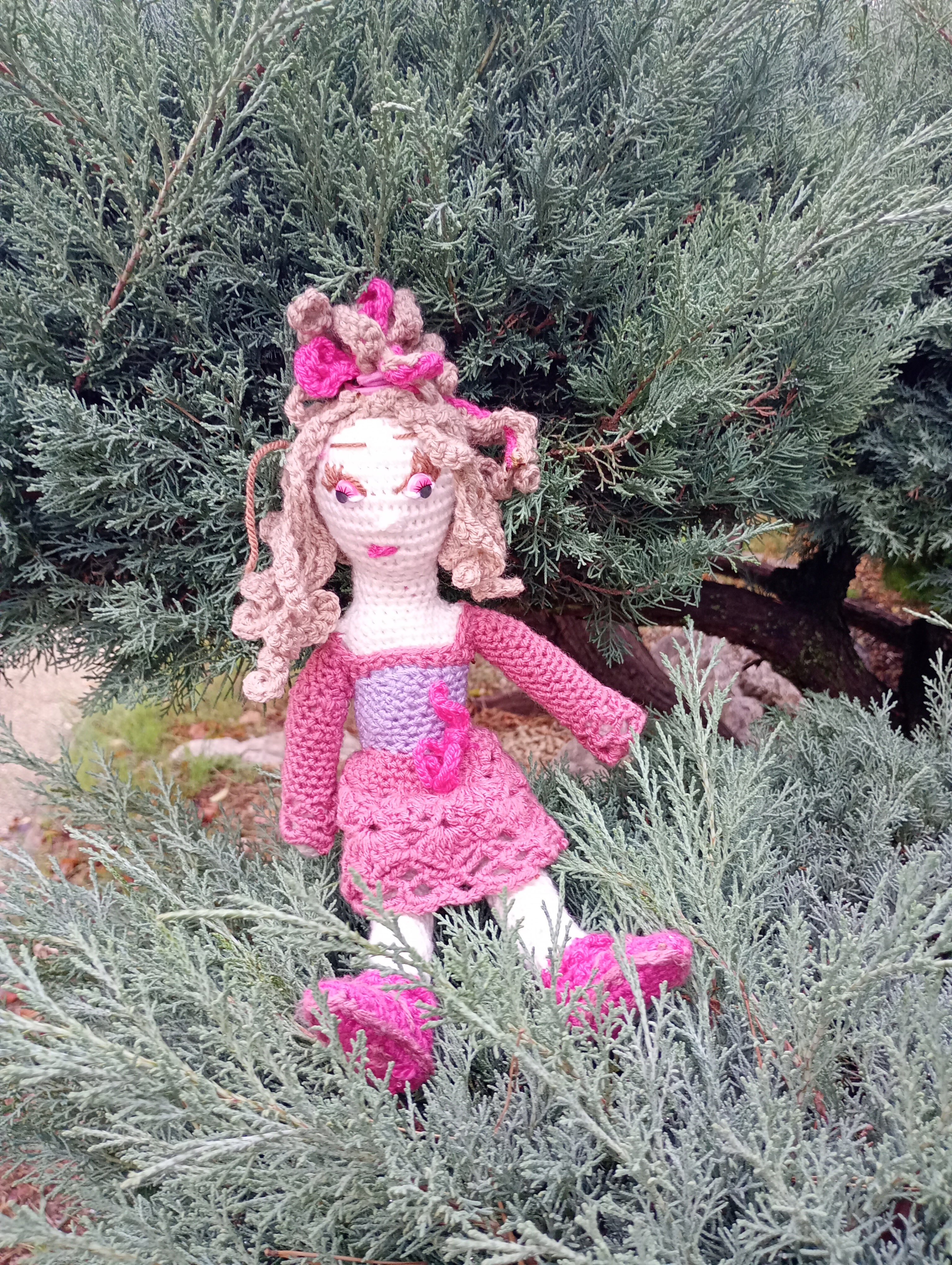 Poupe exsclusive crochet madame Carpentras