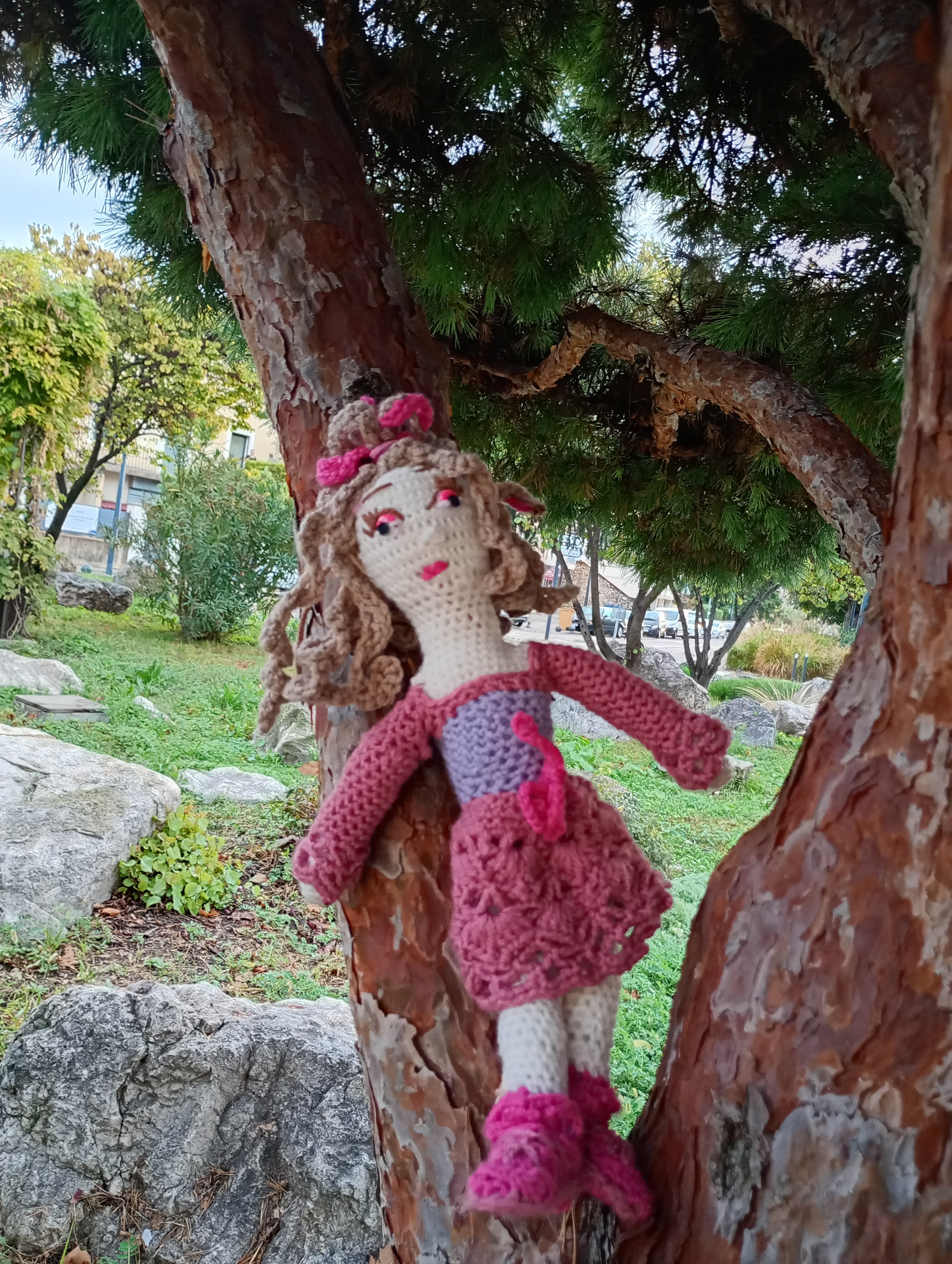 Poupe exsclusive crochet madame Carpentras