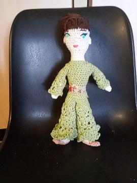 Poupe exsclusive crochet  lady of Economy